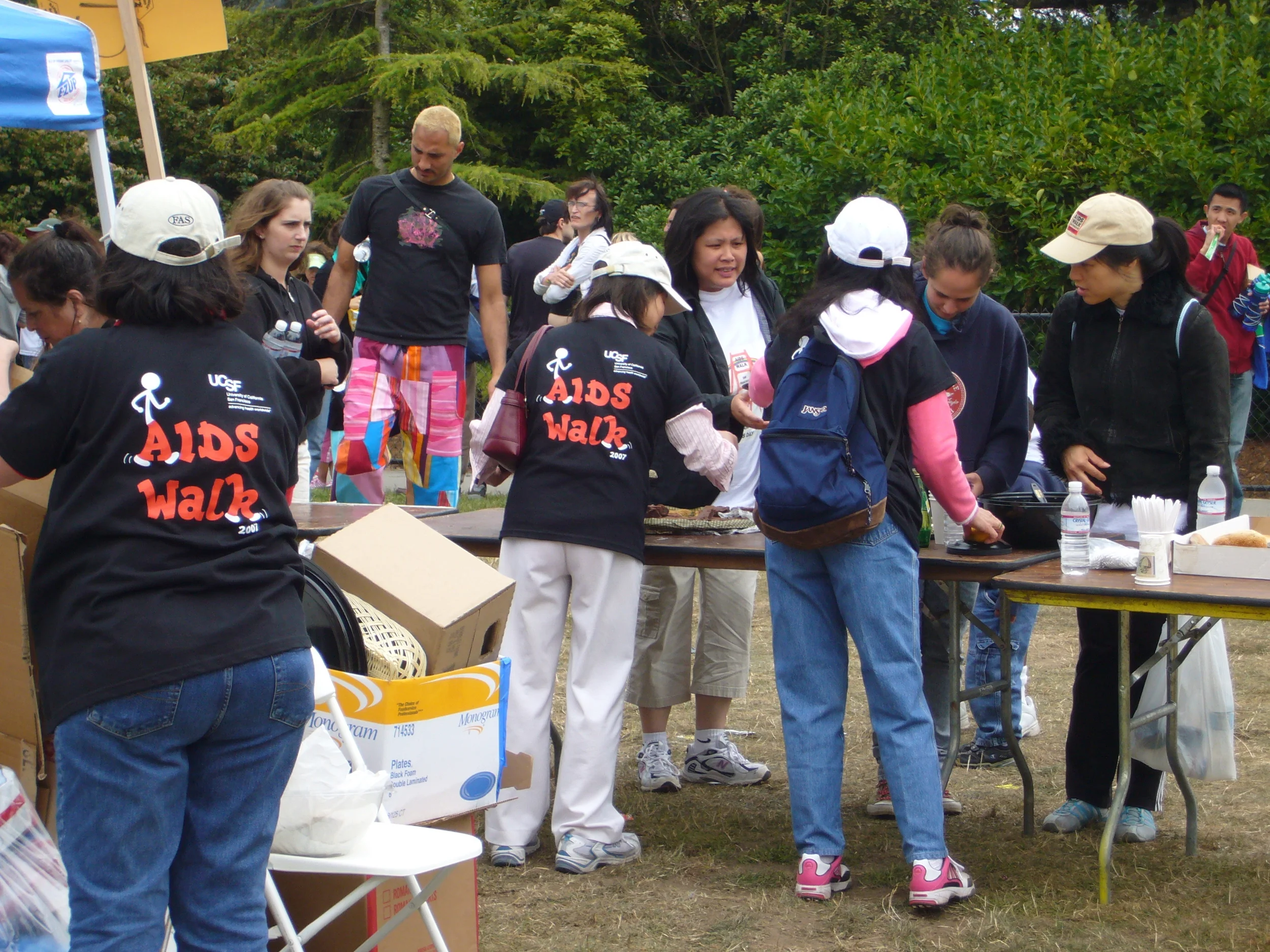 UCSF's AIDS Walk Team T-shirt