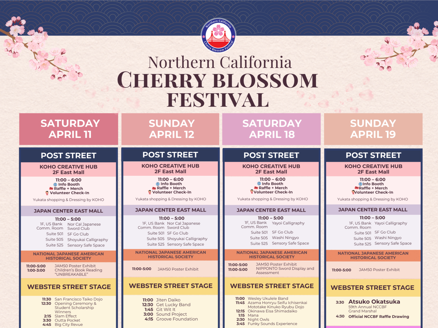 59th Annual Northern California Cherry Blossom Festival