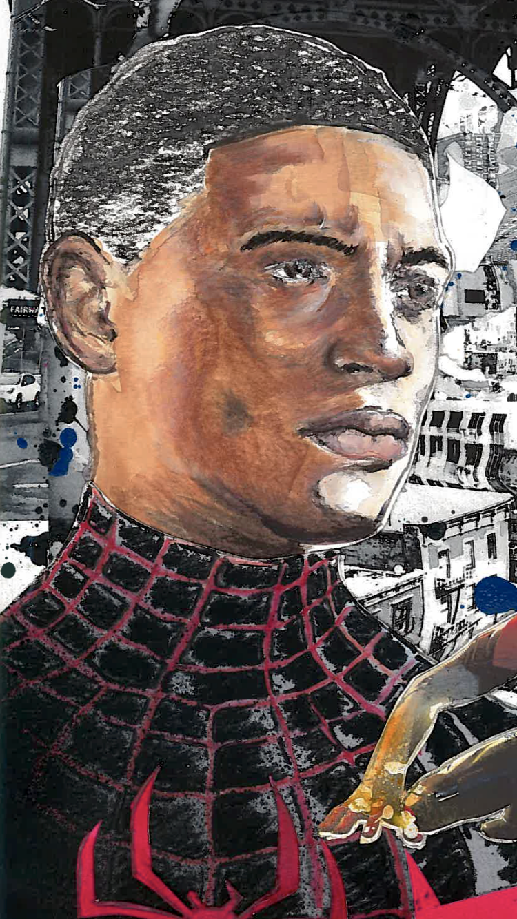 Miles Morales graphic detail