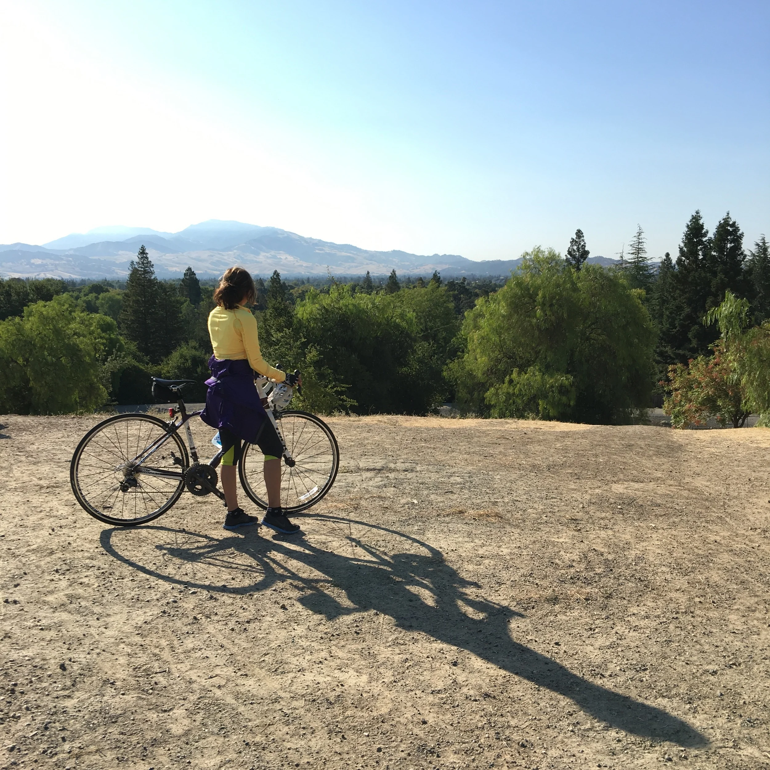 No helmet. Uh oh!