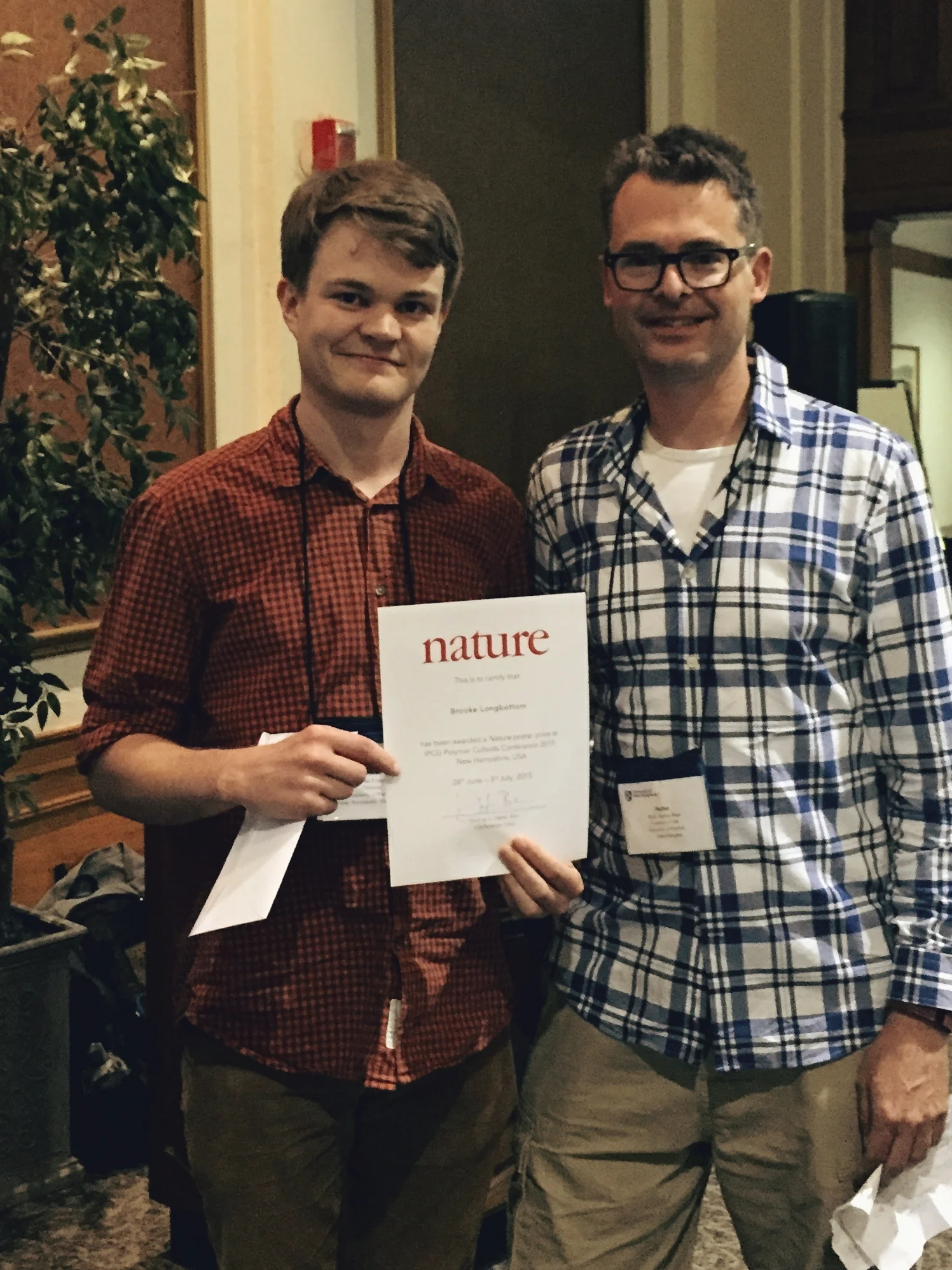 Nature poster prize for Brooke Longbottom