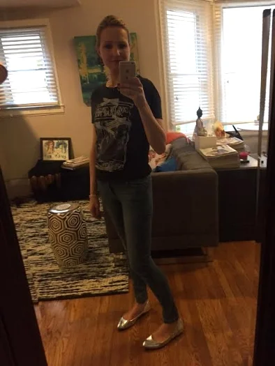 Megan's Day 1 look for Canvas Styling 31 Days of Style Challenge