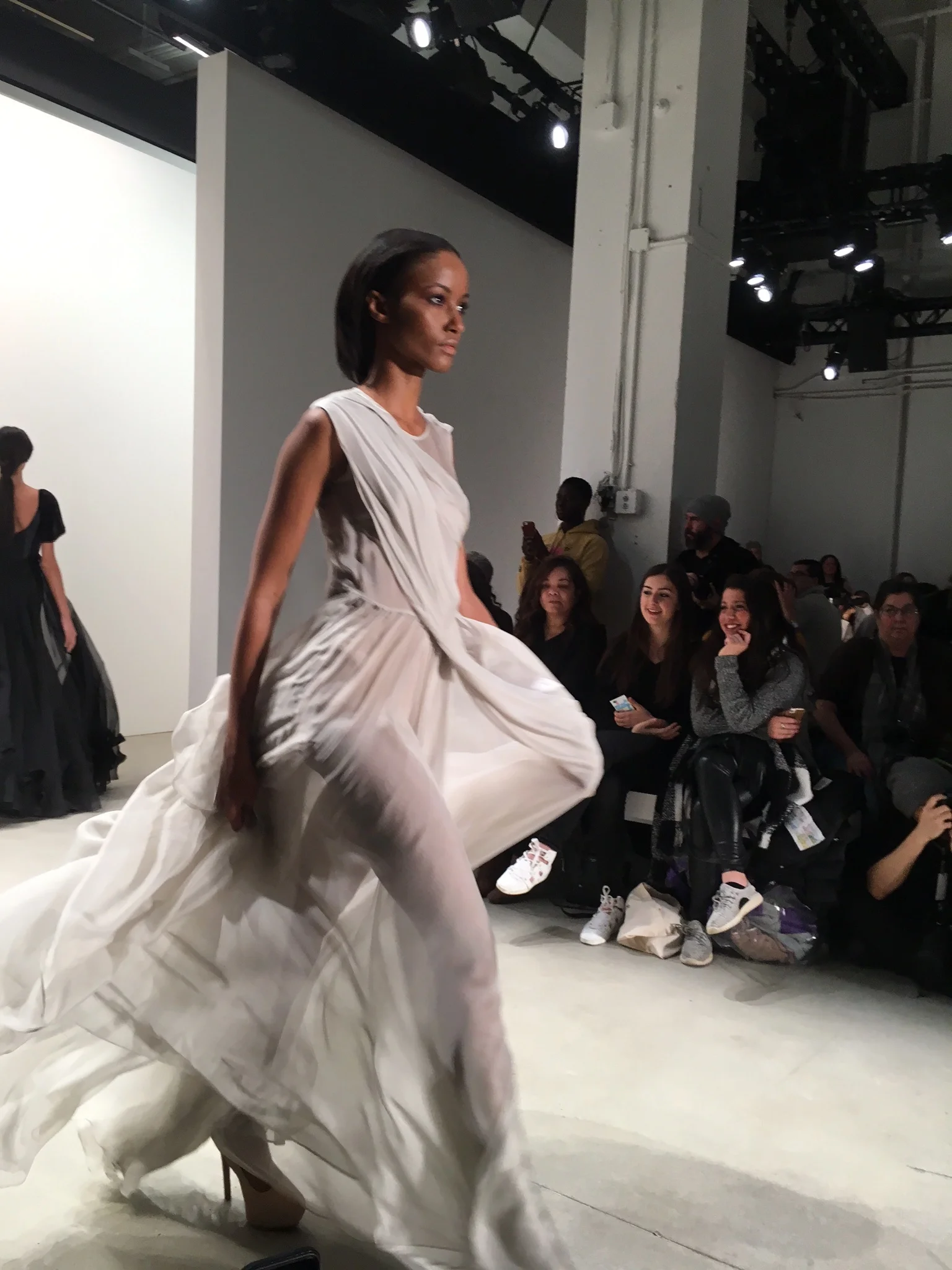 Courtney's front row snap from Leanne Marshall's Show