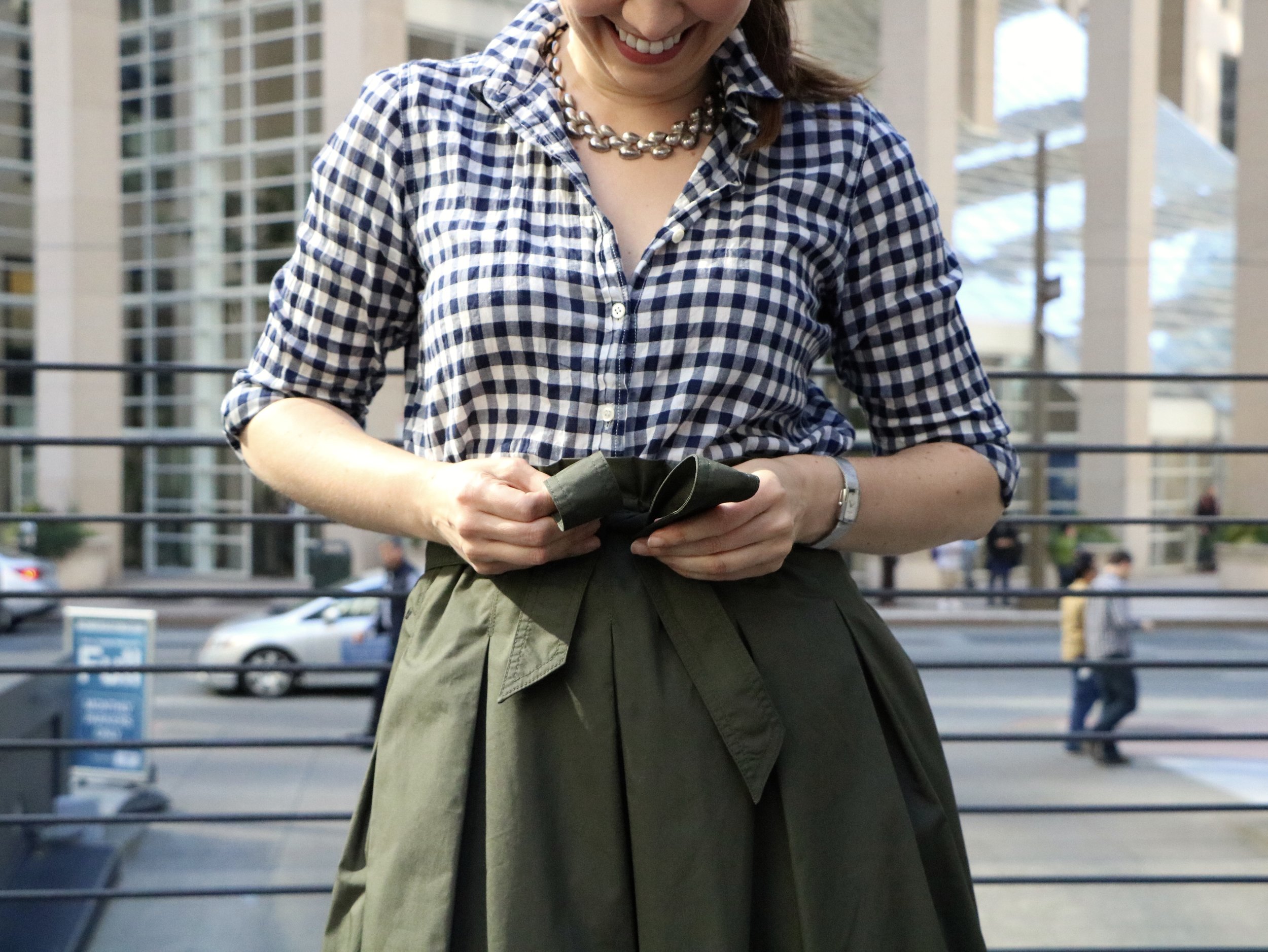 Gingham & Green: Mixing it up with Spring Trends