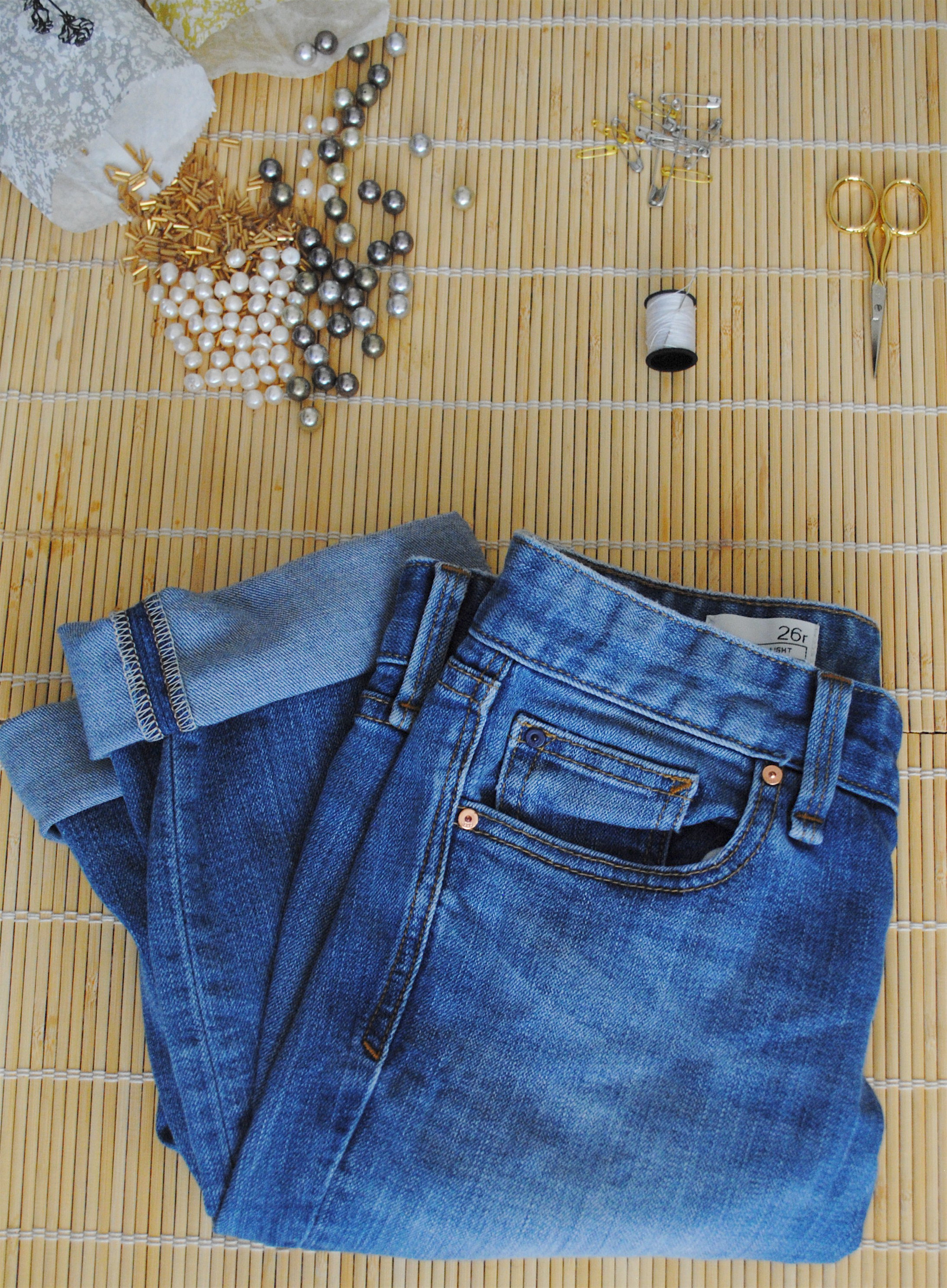 Use This Simple Jean Shorts DIY to Upcycle an Old Pair of Denim - Brightly