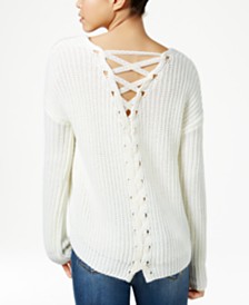 American Rag Lace-Back Cotton Sweater $23.99 (sale)