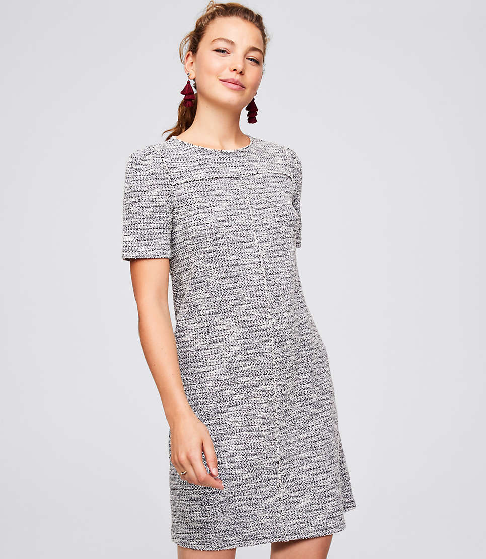 Fringe Tweed Dress $70 (sale)