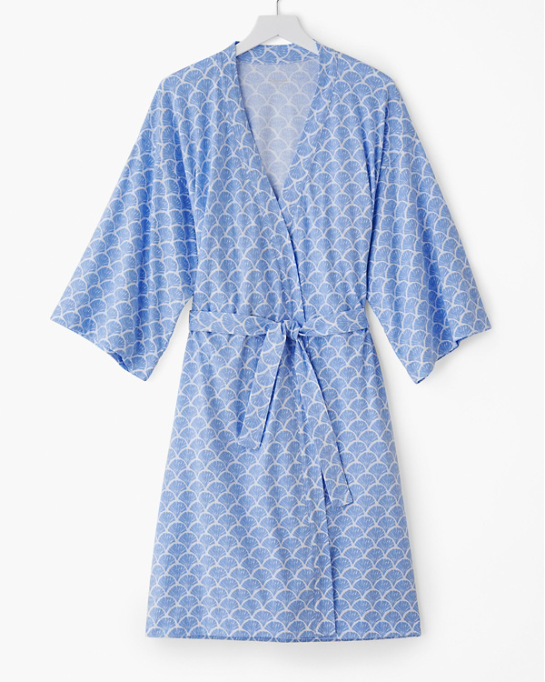 Organic-Cotton Batwing Kimono Robe $88