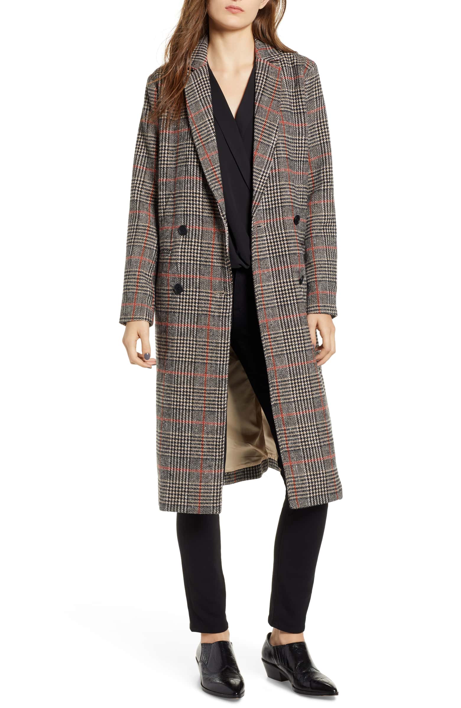 Cupcakes and Cashmere Plaid Duster Jacket $178