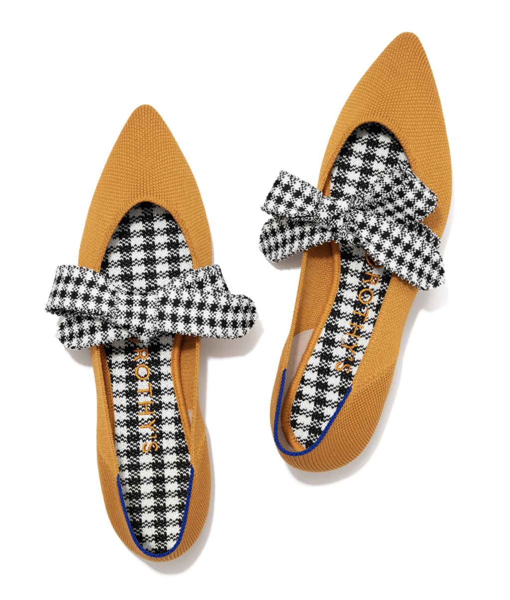 Mary Jane Golden Gingham $155