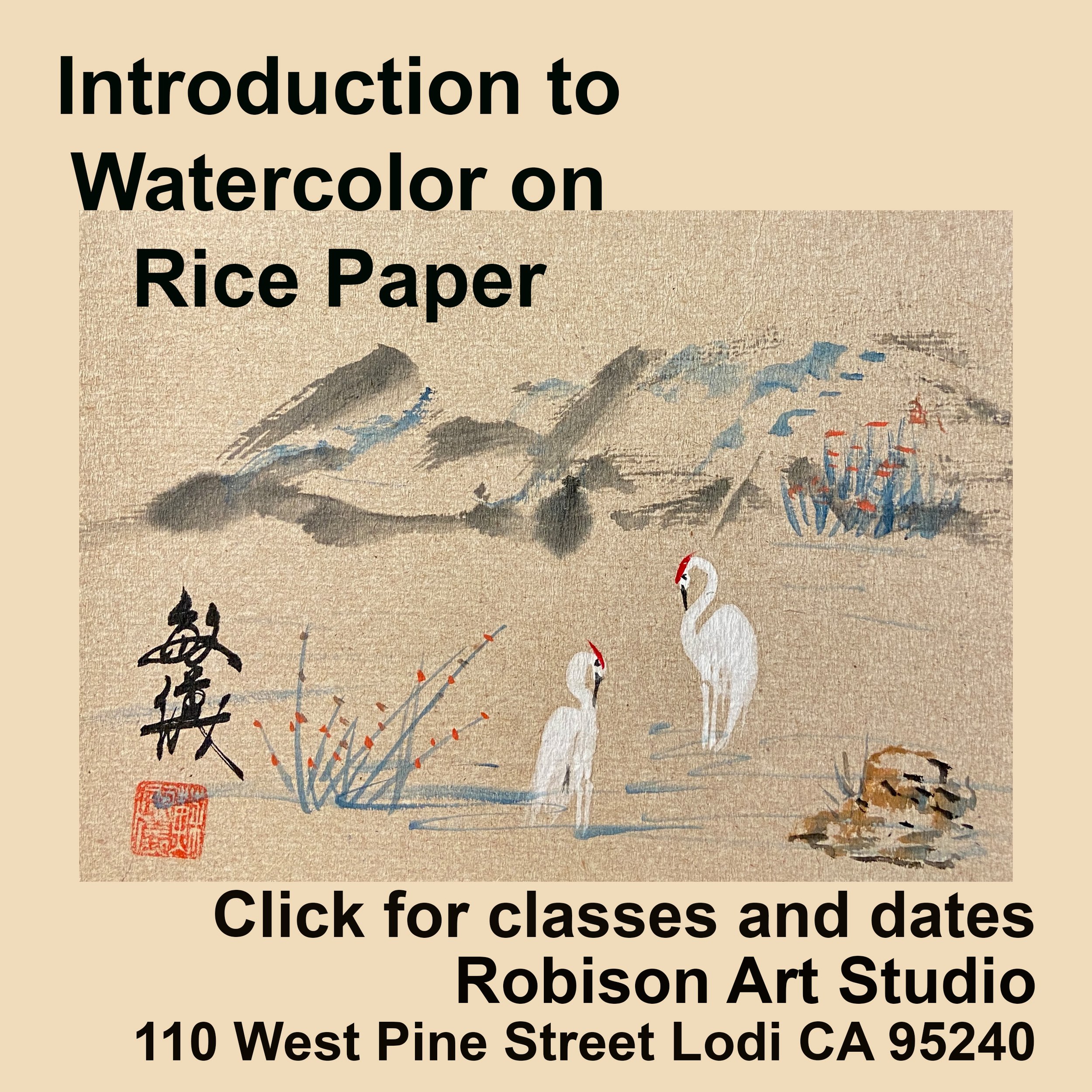 Watercolor on Rice Paper
