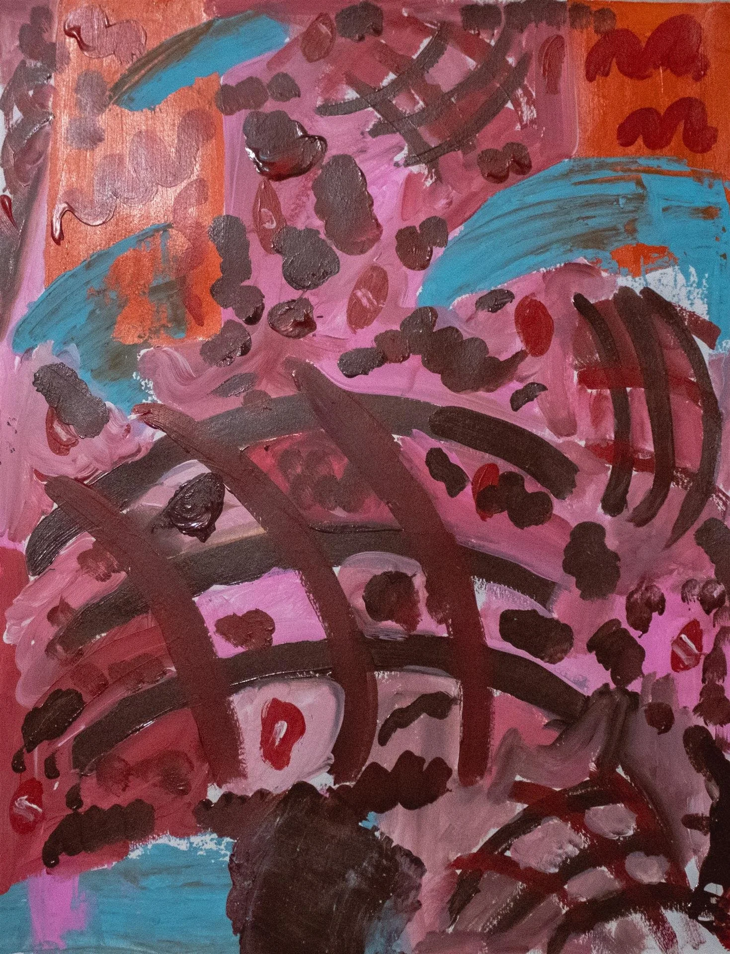 Patches  |  Alondra Aguilar  |  Acrylic  |  $135 value 													