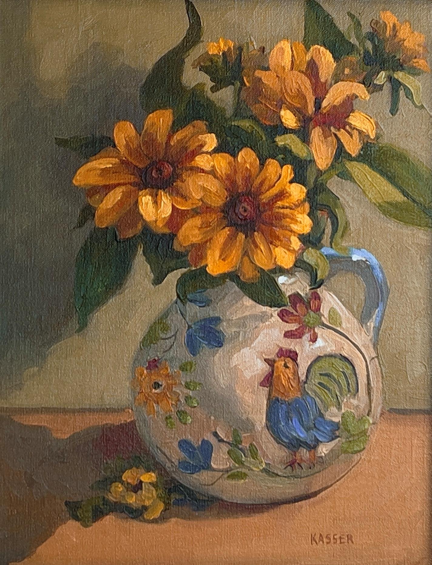 Tiger Eye Rudbeckia  |  Lucinda Kasser  |  Oil  |  $575 value