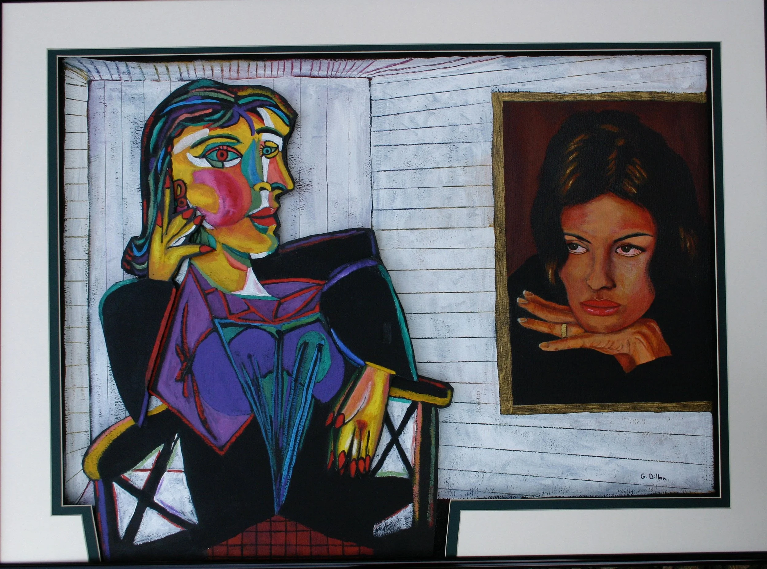 Dillon-George_Dora Contemplating Her Self Image_Mixed Media_30x20_$5000.jpg (Copy) (Copy)