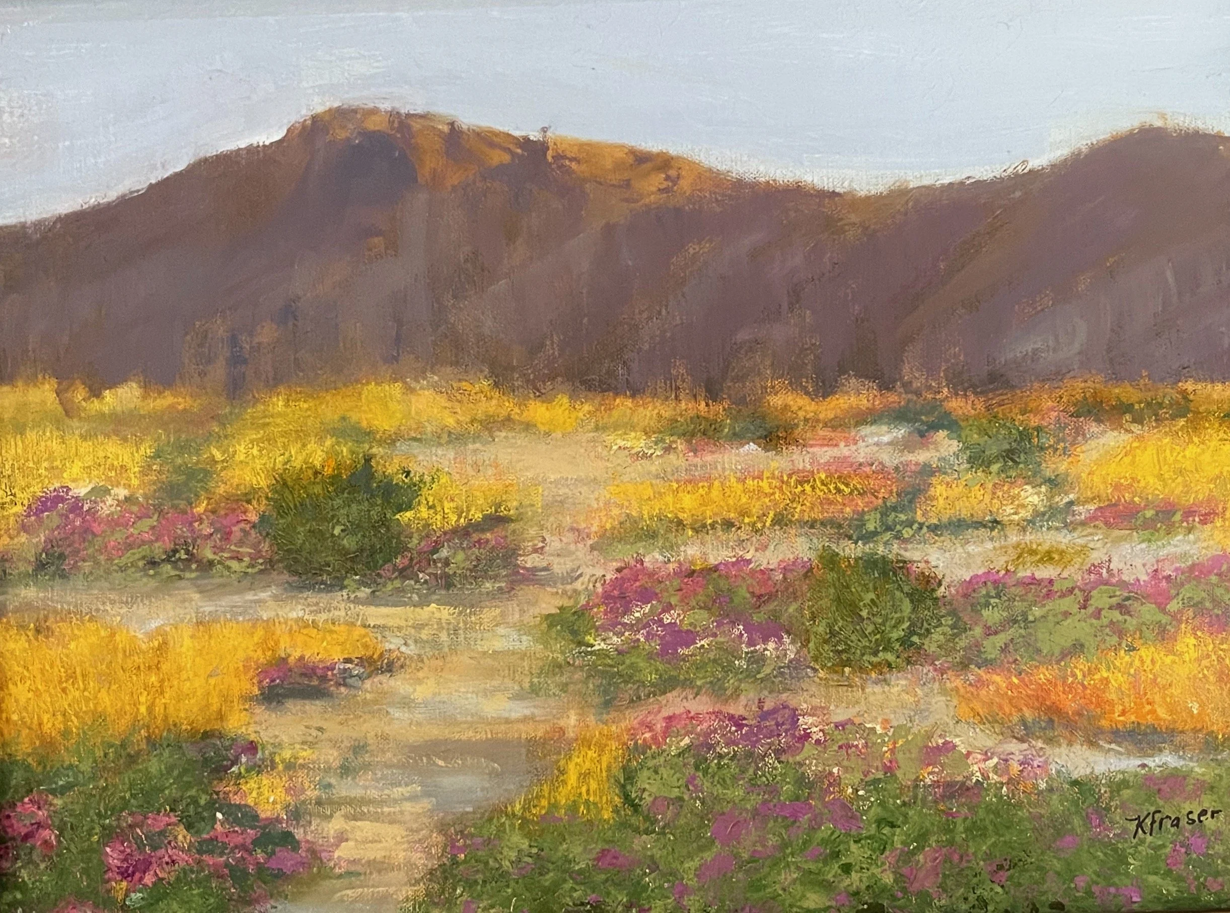 Hall Fraser_Kathy_A Vision of Desert Flowers, 16x12, Oil, $450 .jpeg (Copy) (Copy)