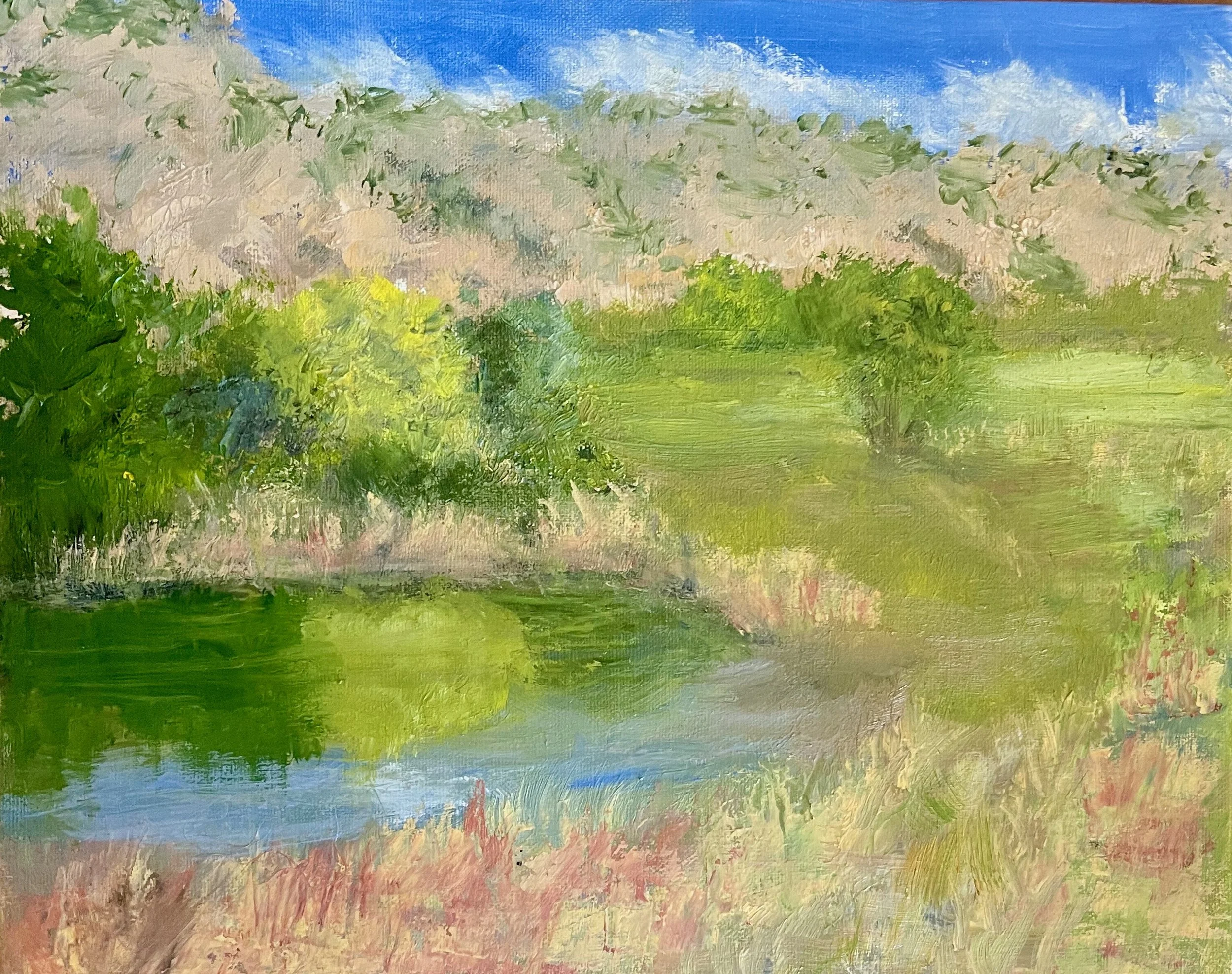 Hall Fraser_Kathy_Secret Pond, 10x8, Oil, $150.jpeg (Copy) (Copy) (Copy) (Copy) (Copy) (Copy) (Copy)