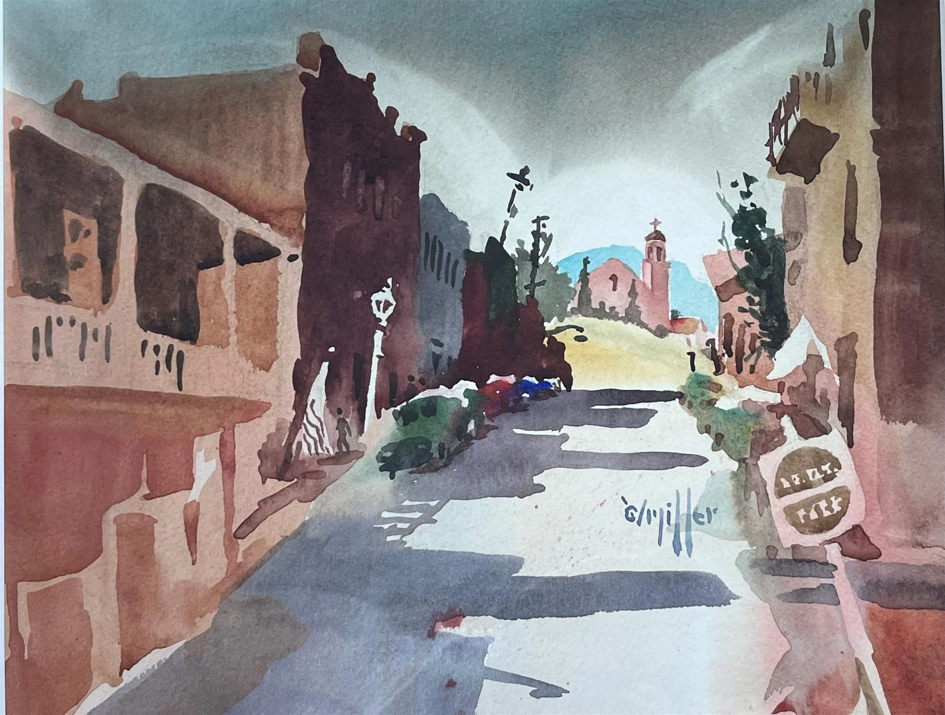 Church on the Hill  |  Marilyn Eger  |  Water Media  |  $350 value