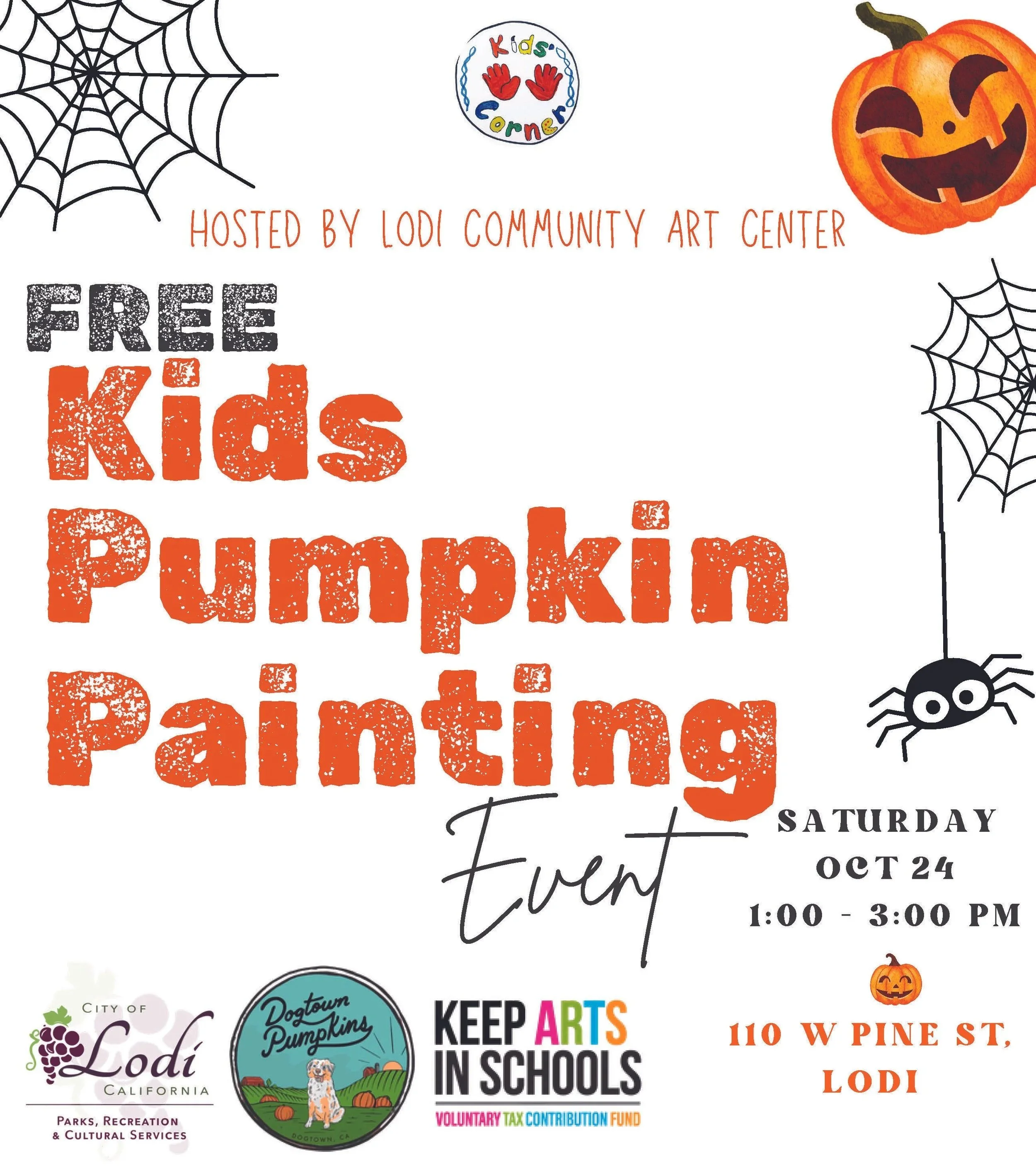 Kids' Corner Event - Pumpkin Painting