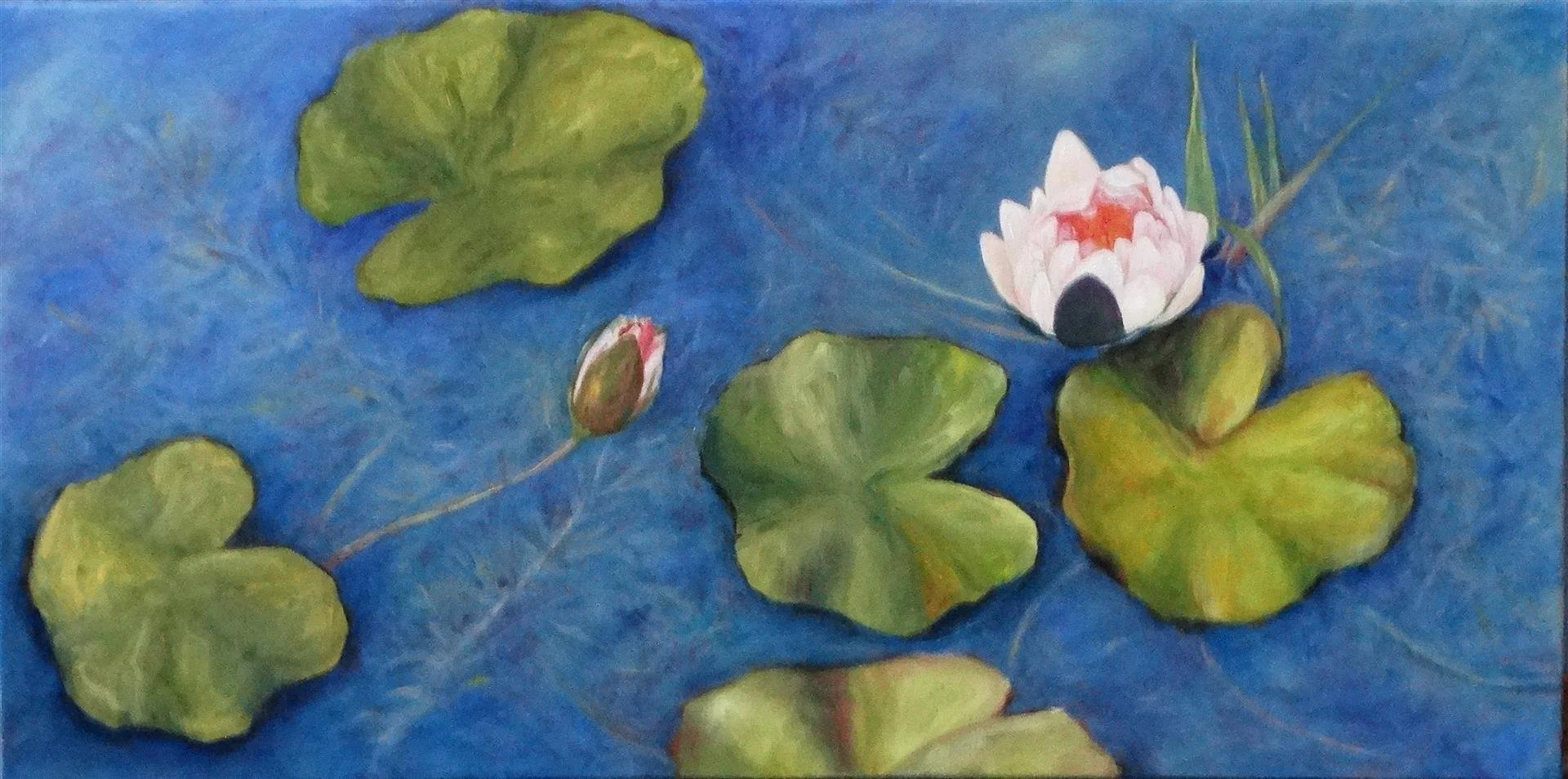 Drifting Lilies  |  Patricia Kennedy  |  Oil  |  $300 value									