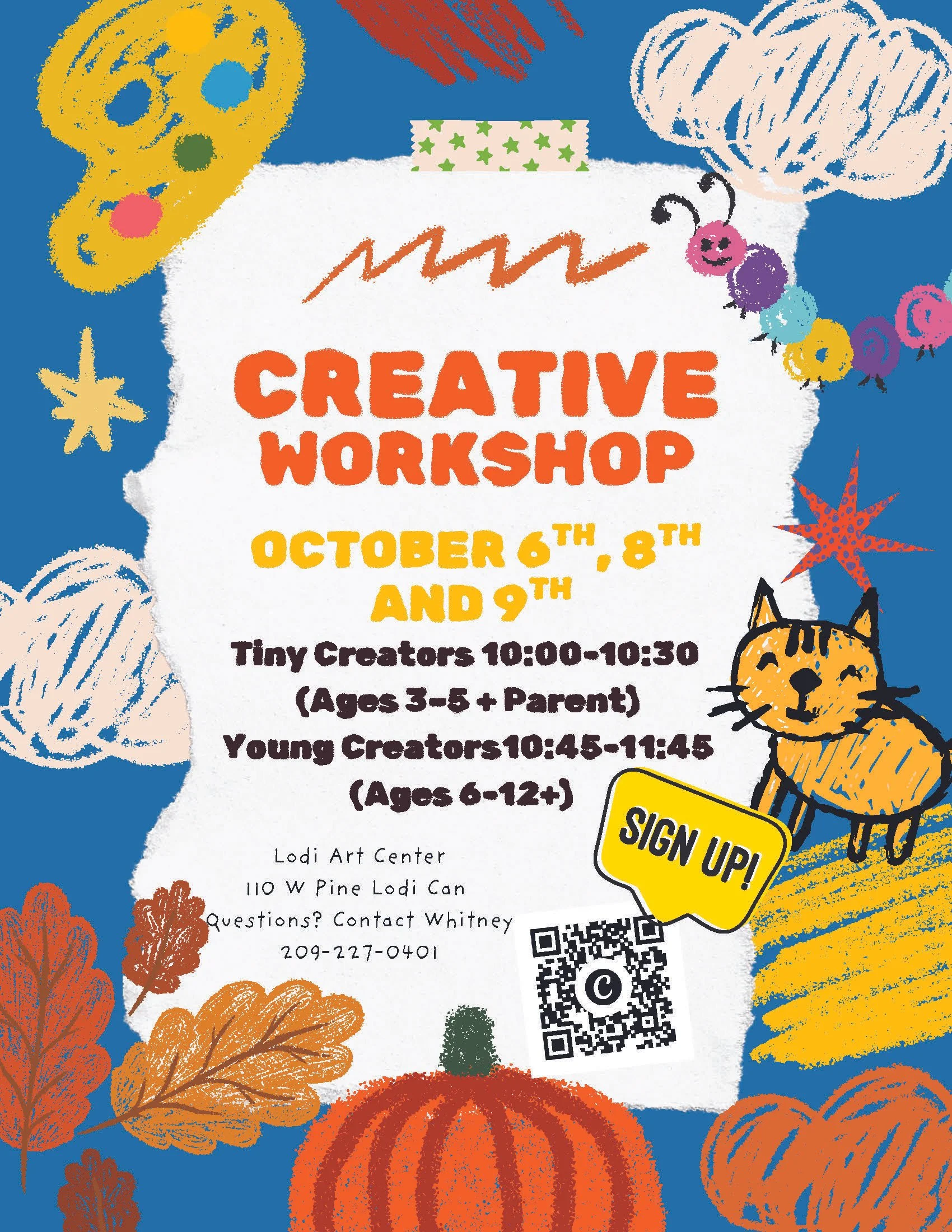 Creative Minds: October 6 Art Classes