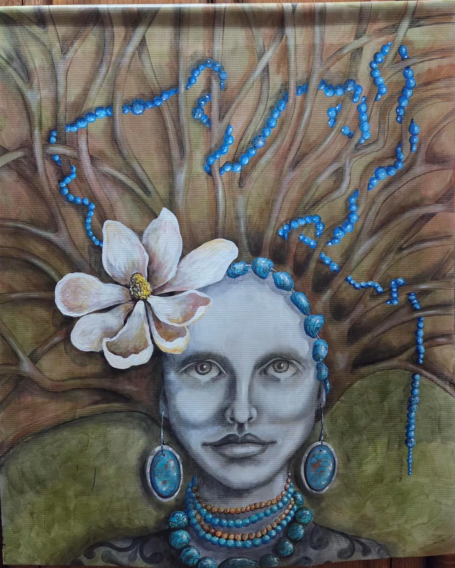 Wall hanging#1  |  Judith Levi Wood  |  Acrylic  |  $500 value								