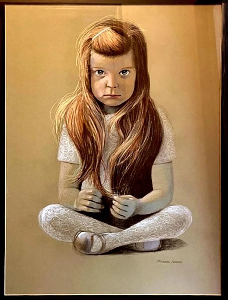 My Girl	Colored Pencil  |  Denise Clark  |  Drawing, Graphics, Pastel  |  $600 value