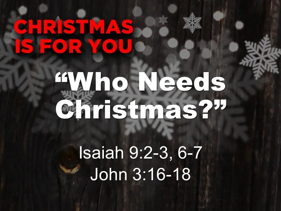 Christmas Is For You 03 - Who Needs Christmas?