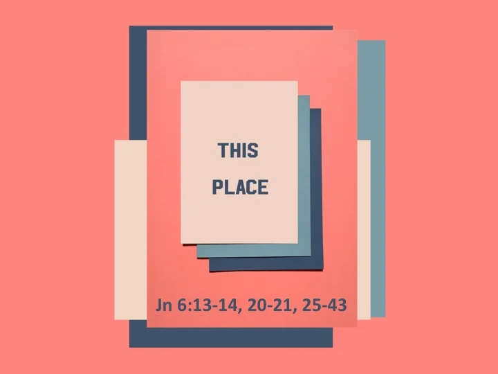 This Place #2 - It's all about Jesus