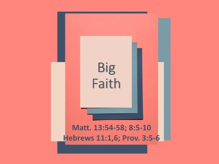 This Place #5 - Big Faith