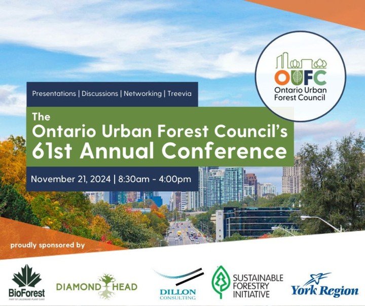 Upcoming Presentation Alert! 🌳

Diamond Head&rsquo;s Tyler Searls will be presenting alongside the University of Toronto&rsquo;s Dr. Benjamin Kuttner, and the @cityburlington&rsquo;s Steve Robinson, at the 2024 Ontario Urban Forest Council Annual Co