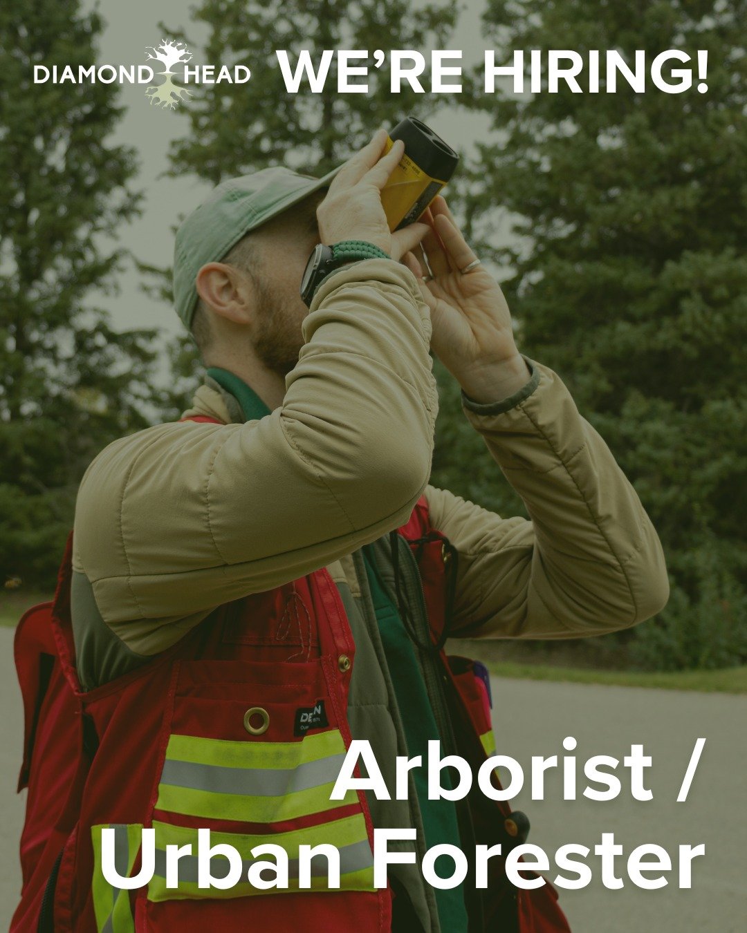 We&rsquo;re hiring! 

Diamond Head Consulting is seeking an Arborist/Urban Forester to join our team. 

In this role, you'll help develop and improve our Arboriculture Department while supporting field and office staff on biology and environmental pl