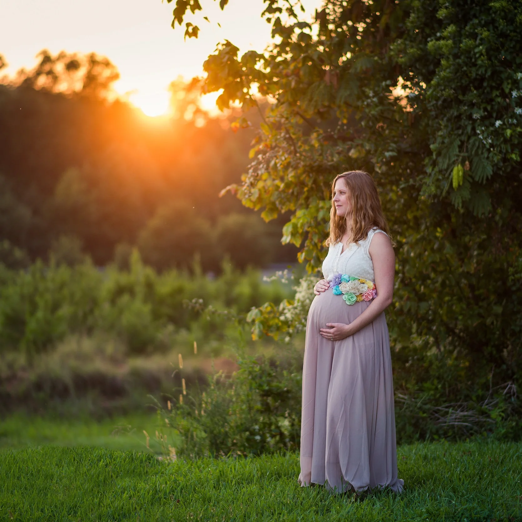 Rainbow Maternity Session {Photographer in Cumming GA}