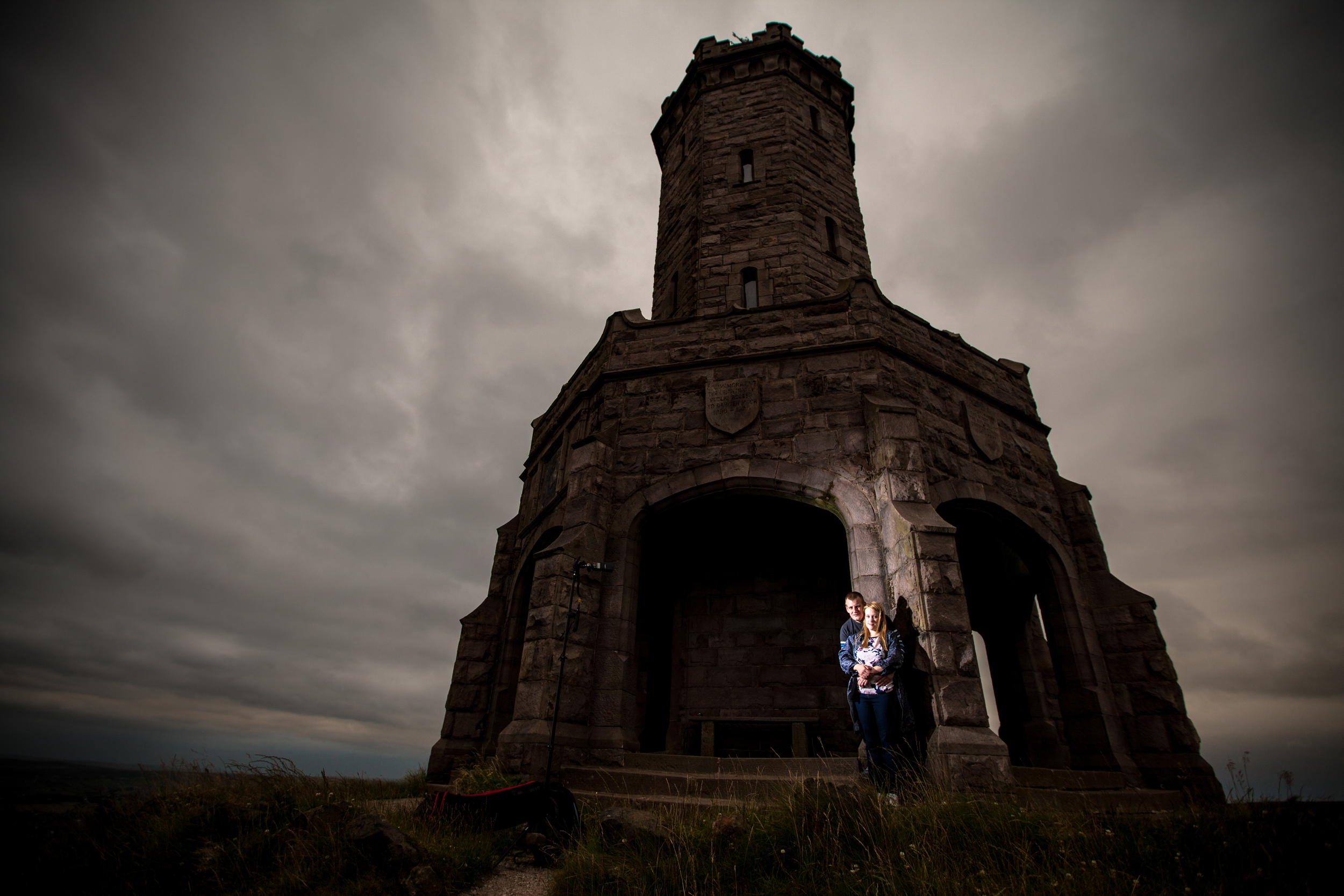 Darwen Tower pre-wedding shoot
