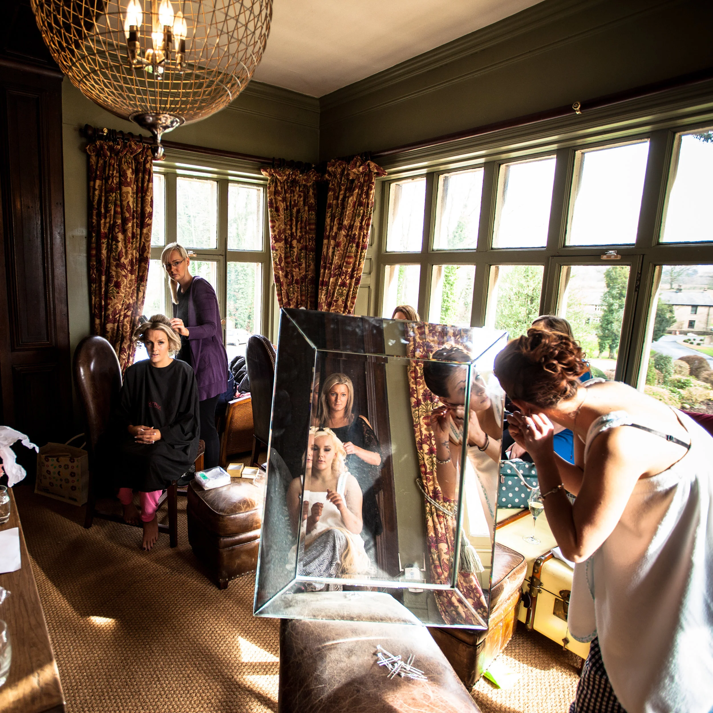 Bridal prep at Mitton Hall,Lancashire. Images by Avanti Photography,covering weddings in the UK since 2010