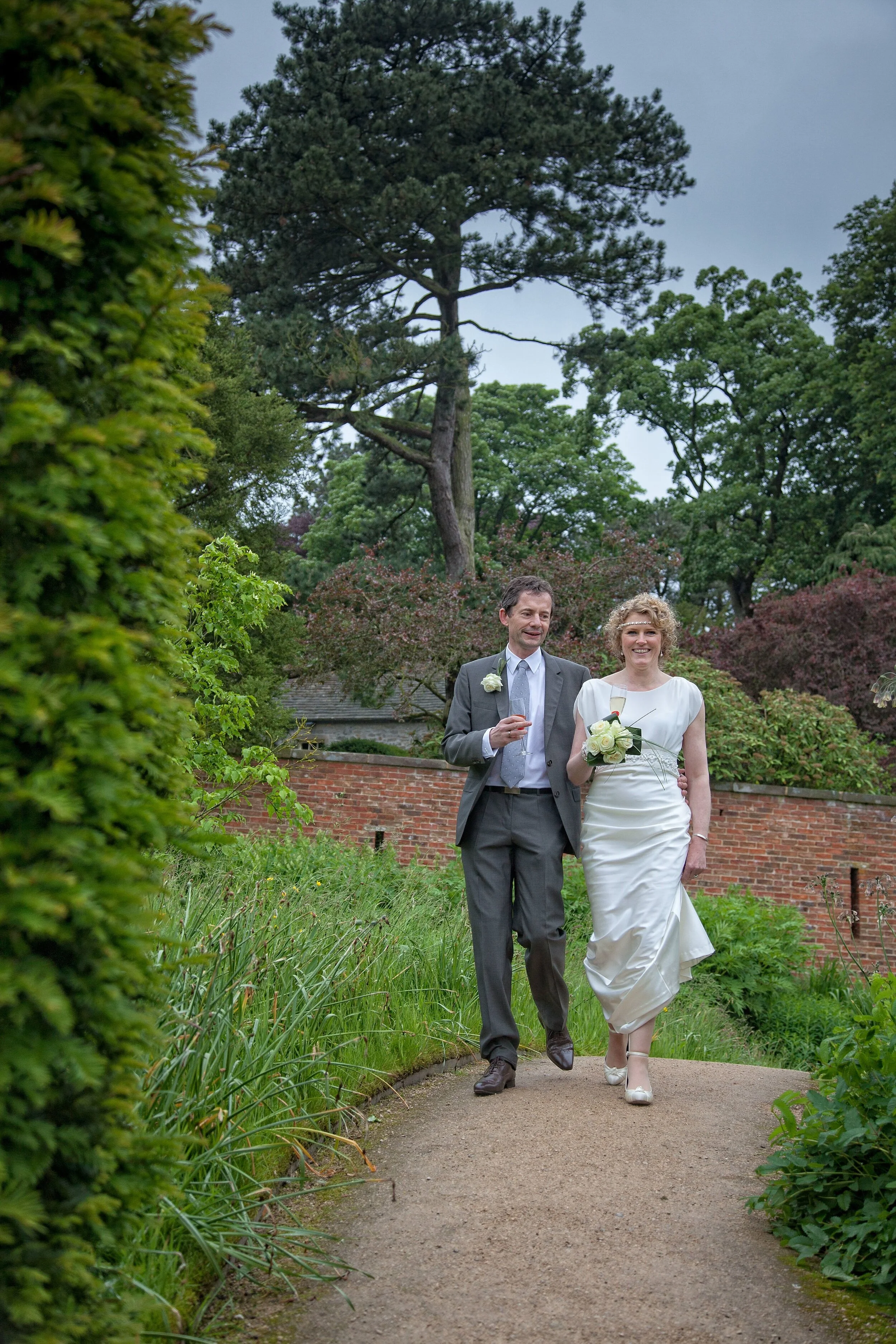 Bride and groom in the gardens at Utopia,Images by Avanti.#wedding photography