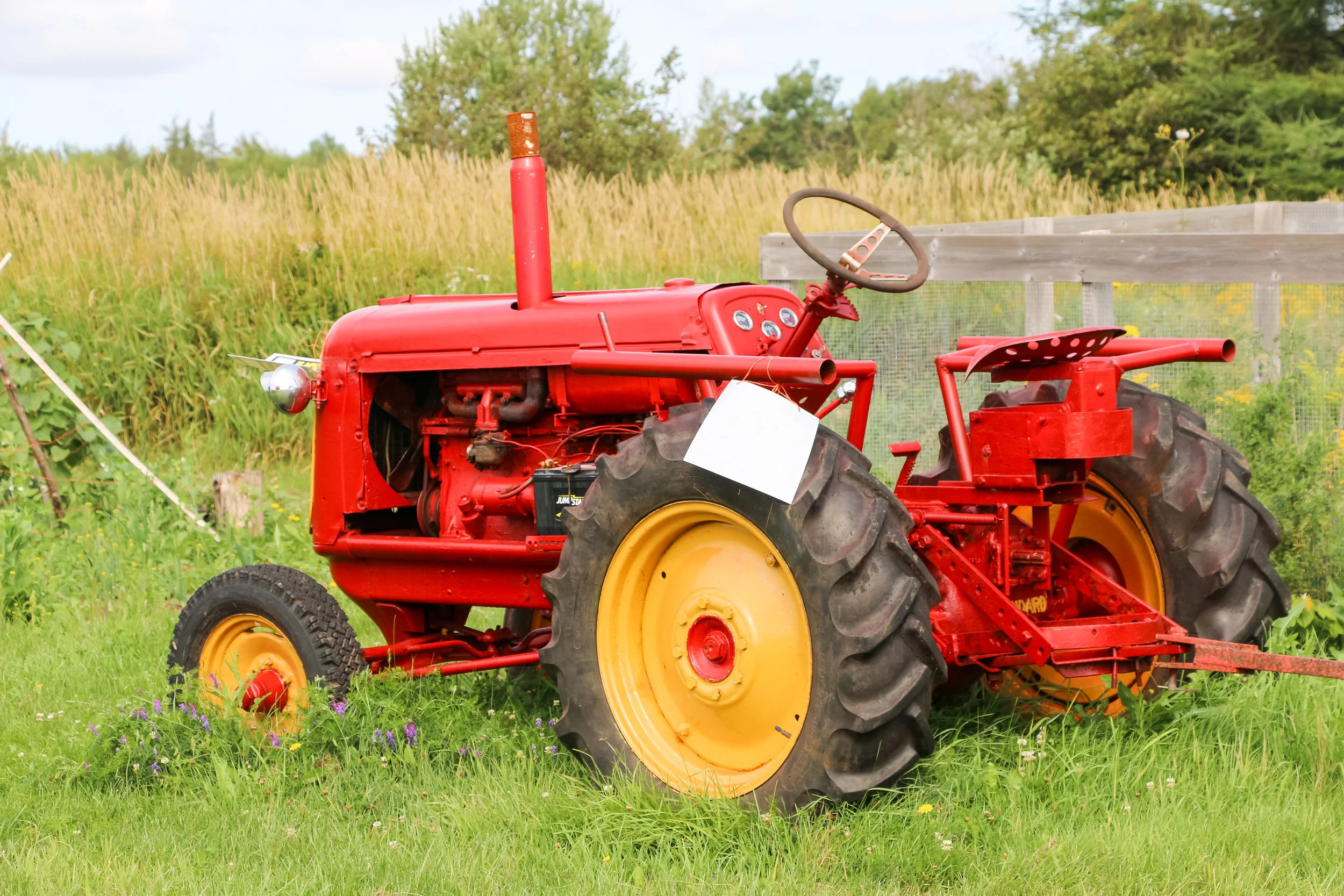 annnnnd....one more of the tractor...cause look at it..so cute and red...sigh.