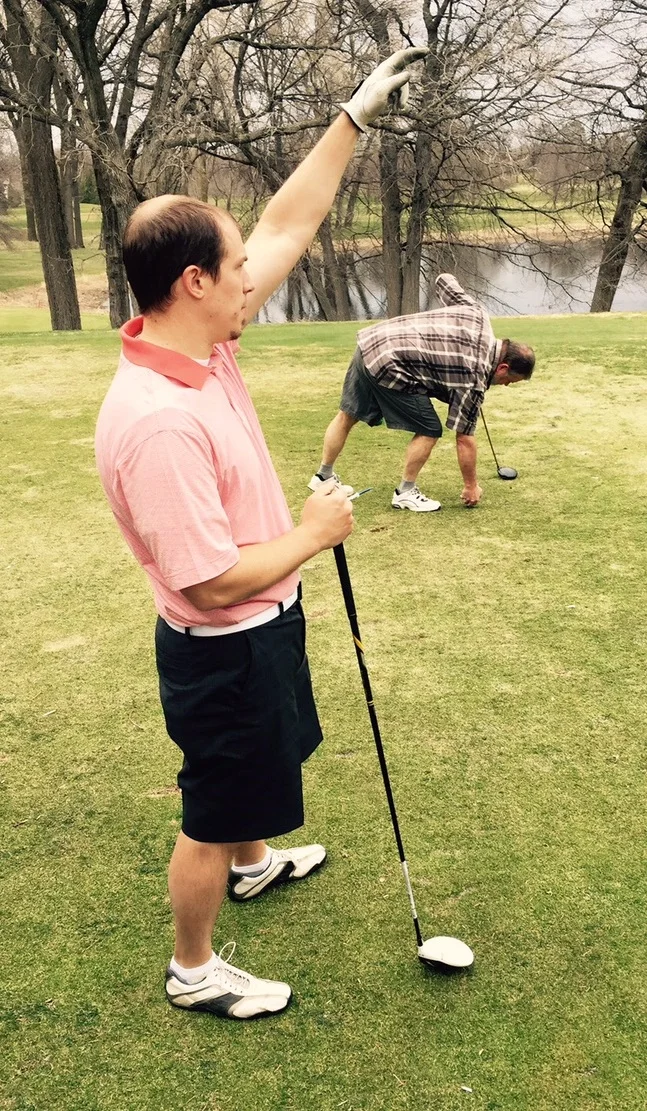 John Seaman says "Hit it that way"