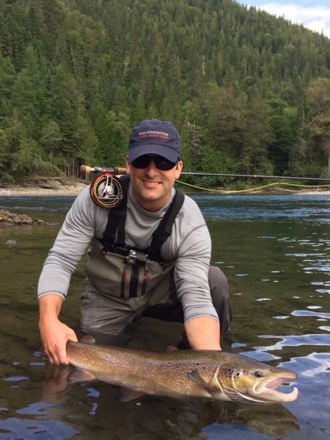 Joe McKinnon with his first Bonaventure Salmon, Congratulations Joe!