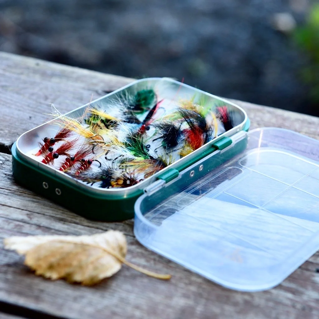 A nice selection of fall fly's to end a perfect season.
