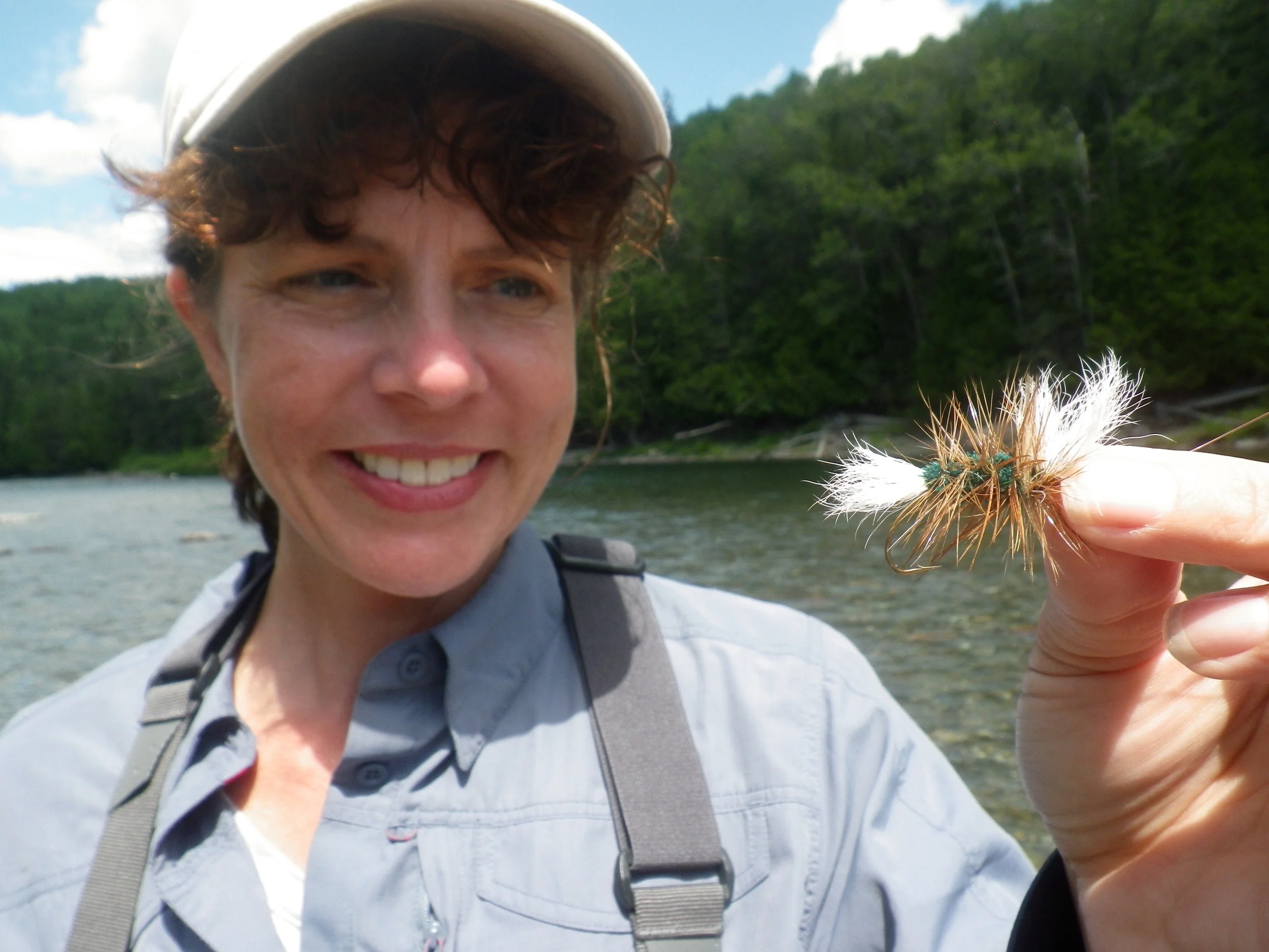 Jessica shows off her Favorite fly, We know why!