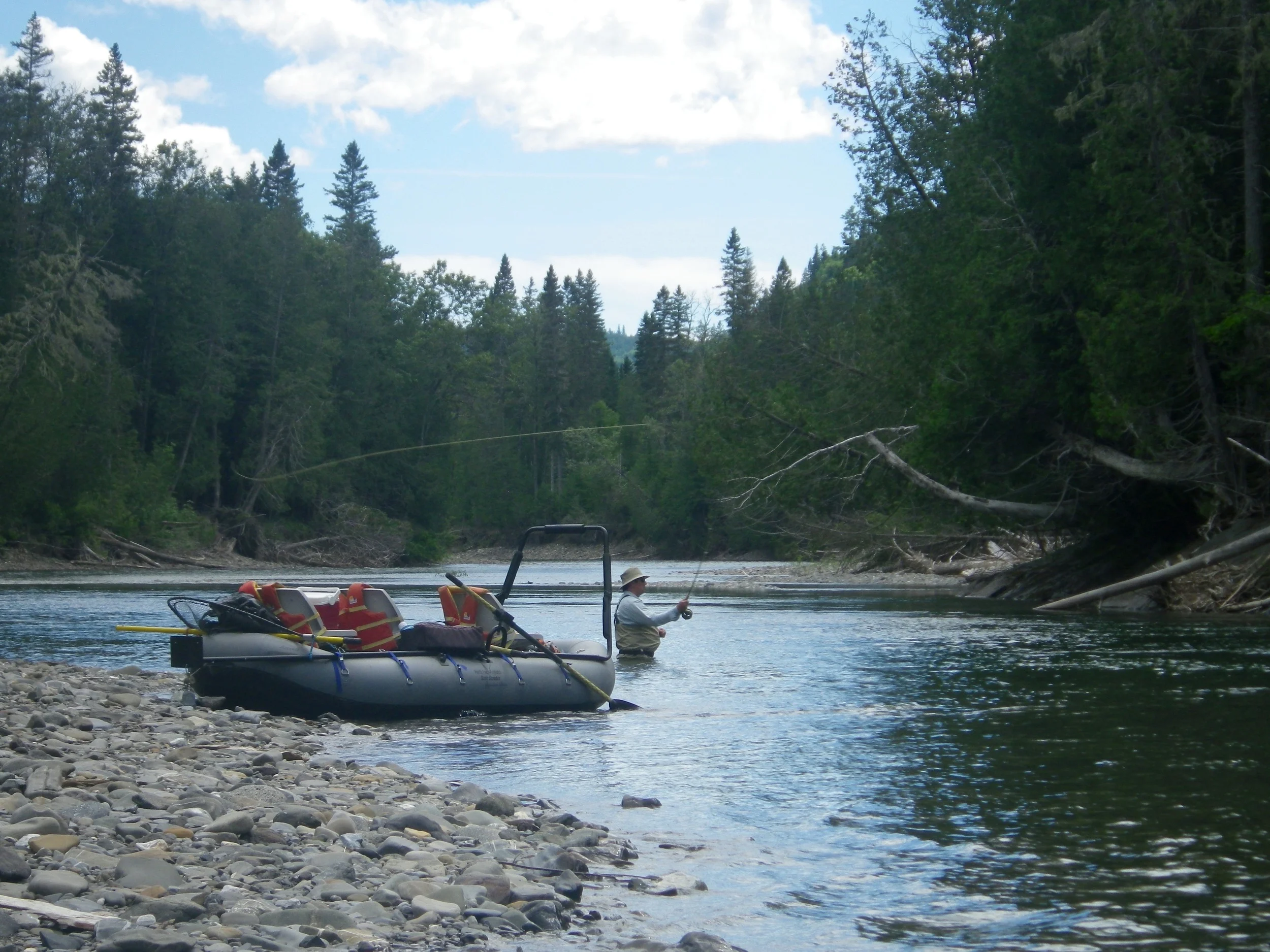 Our new float boat is just was the doctor ordered for lower water conditions. Gets us where we need to be!