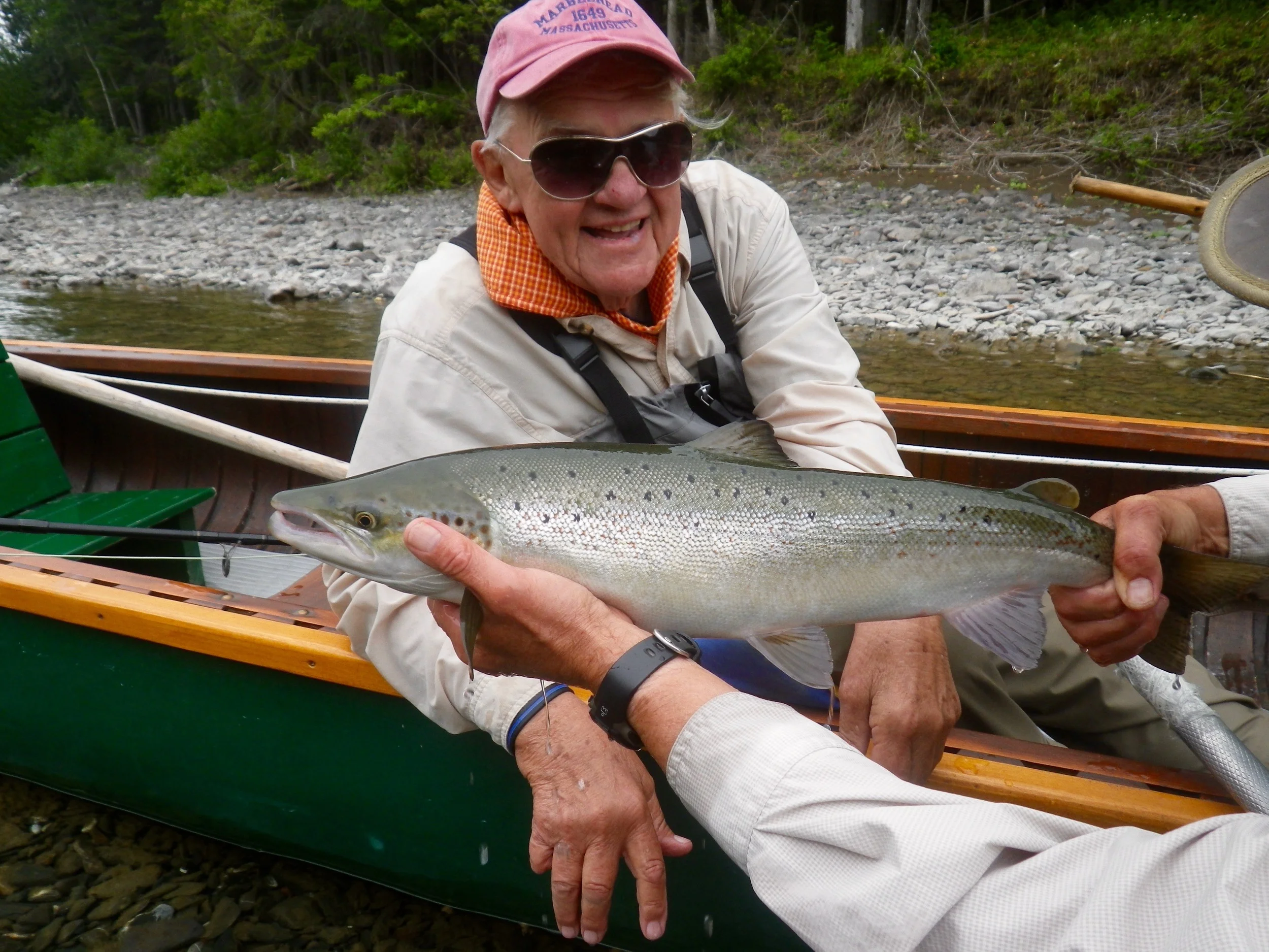 Camp Bonaventure regular Ray Hart does it again on the Bonaventure. Ray is one of the best anglers we know, he is blind but it defiantly doesn't hold him back. Nice one Ray. 