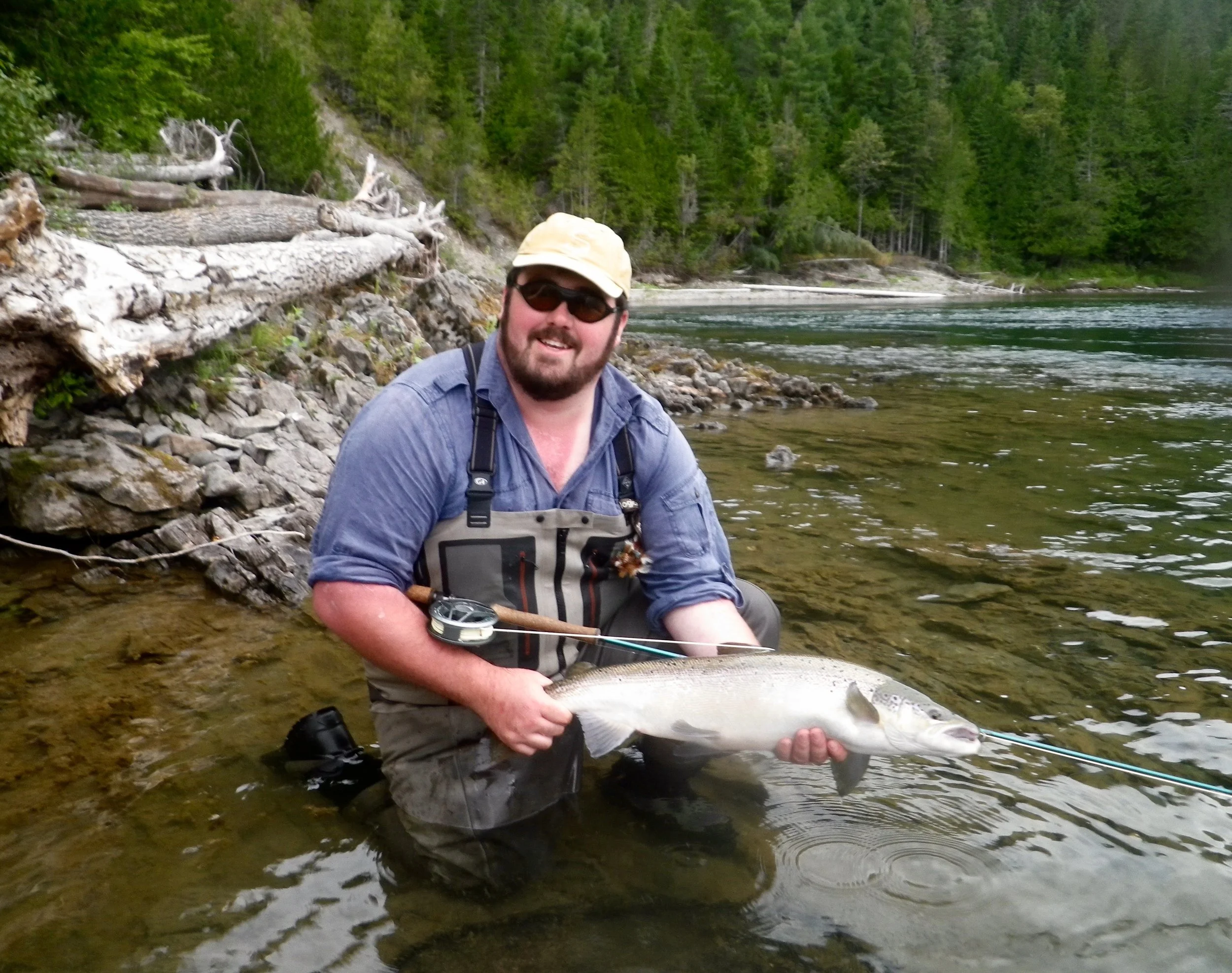 Michael McMenamin with a nice one on Big Eddy Pool, congatulatiopns Mike!