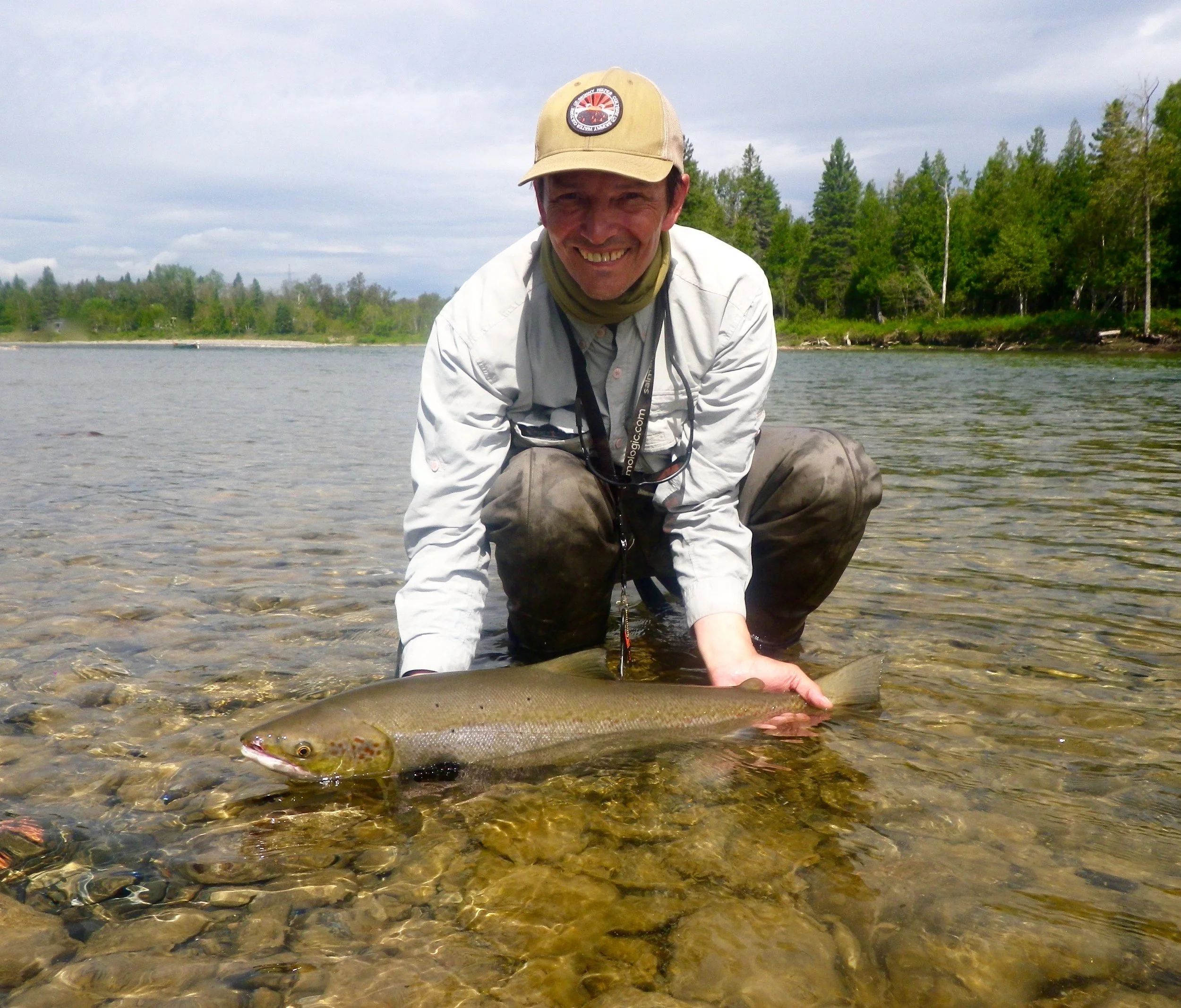 Kerry Hardy landed this one on Poirier Pool of the Bonaventure. Nice one Kerry!