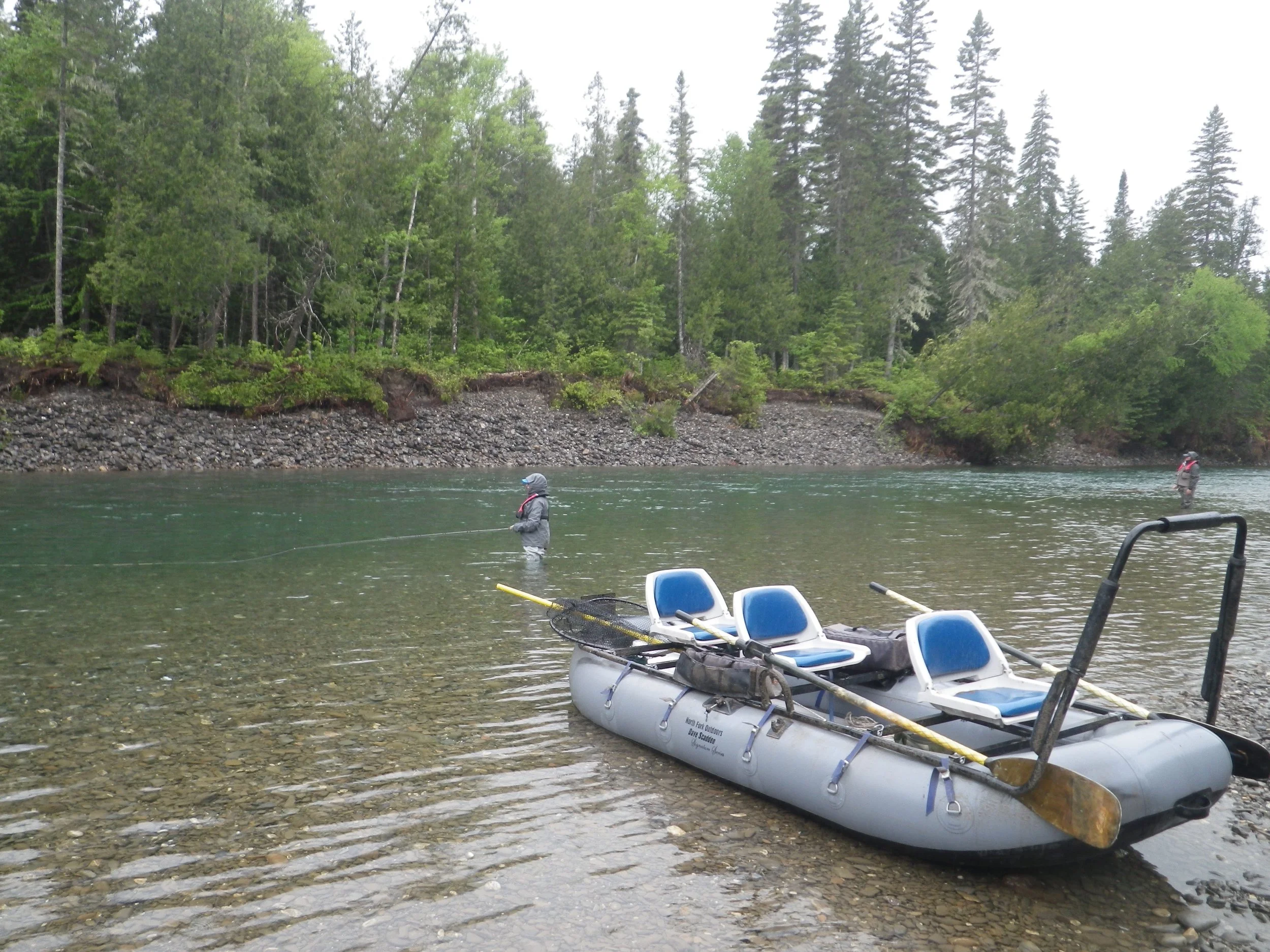 Water conditions are perfect for our float trips.