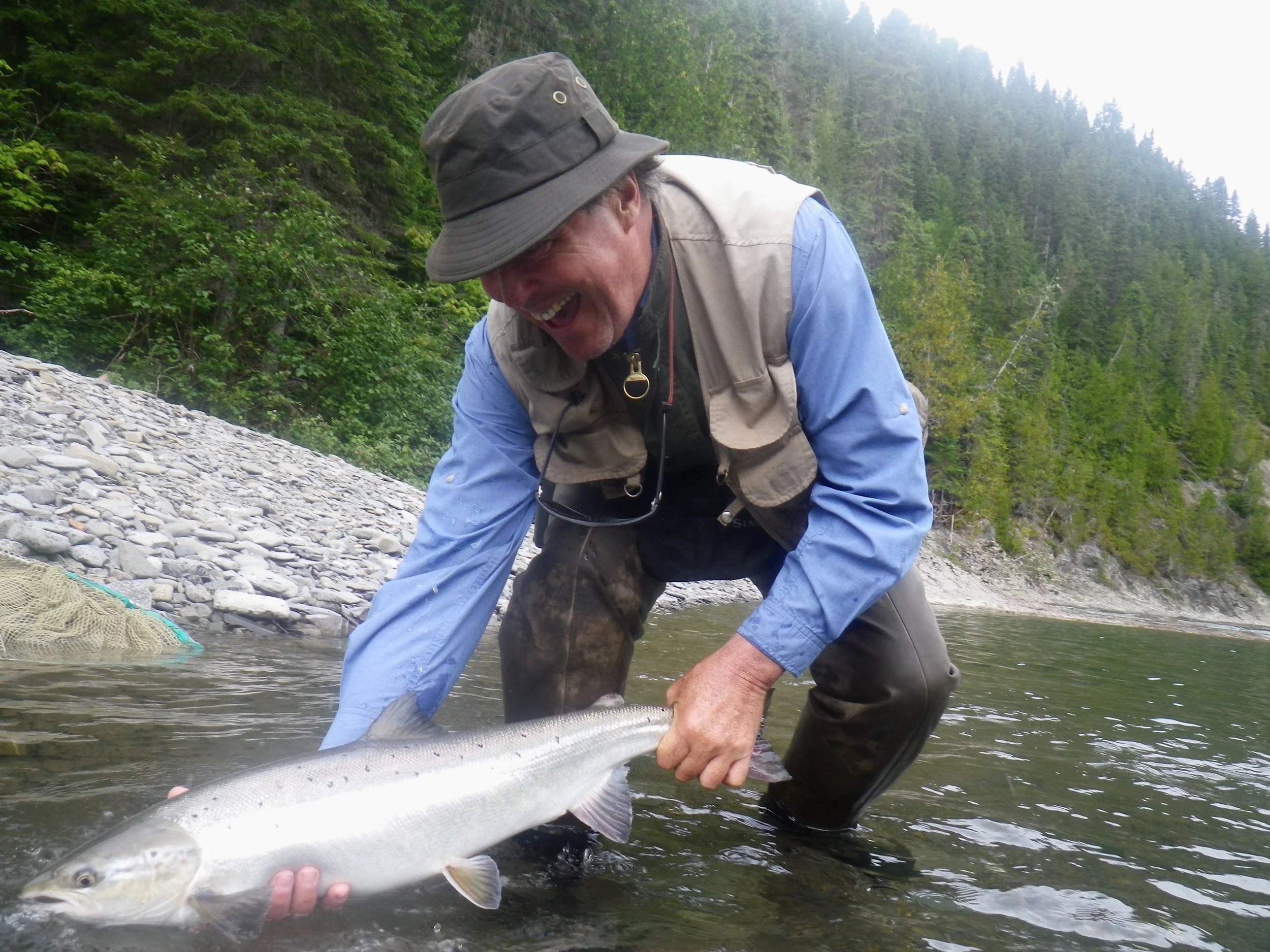 Harrison O,connor has been coming to Camp Bonaventure for many many years, he only fishes dry flys, congratulations Harrison, see you next year! 
