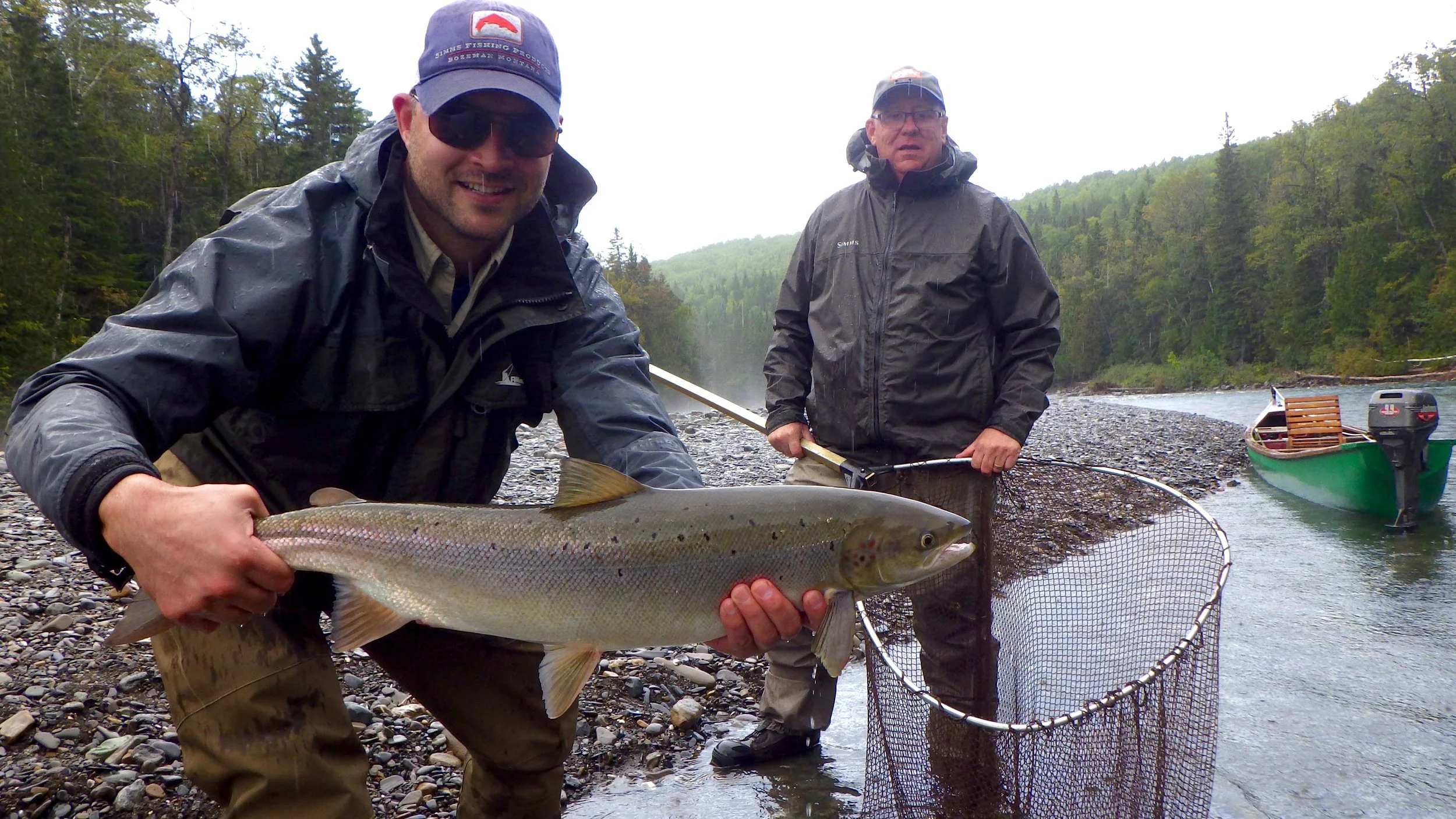 Patrick Levesque on his second trip to Camp Bonaventure this season, Nice one Pat!