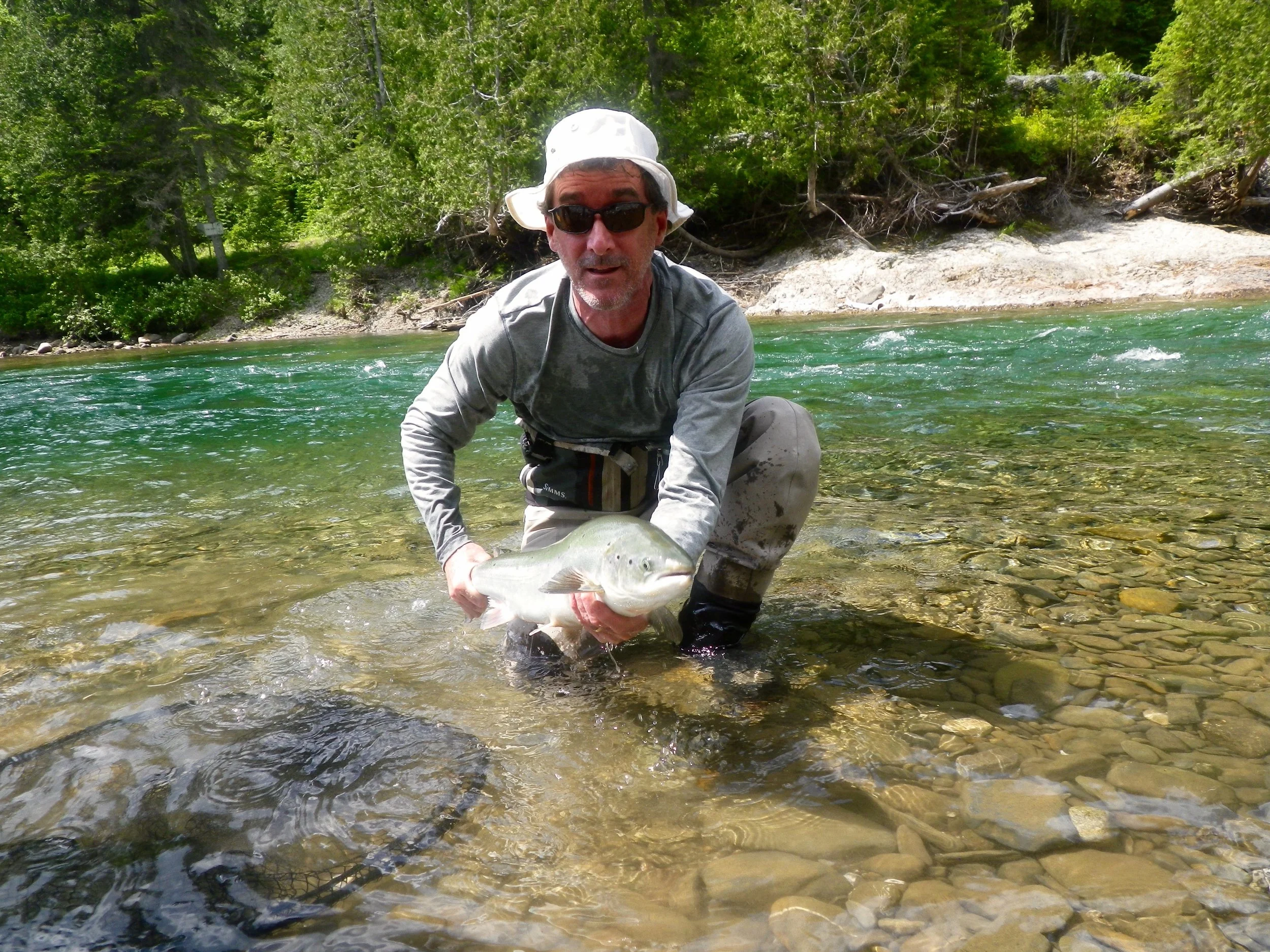 Patrice Vezina puts this nice one back to swim another day, congratulations Pat! see you in September.
