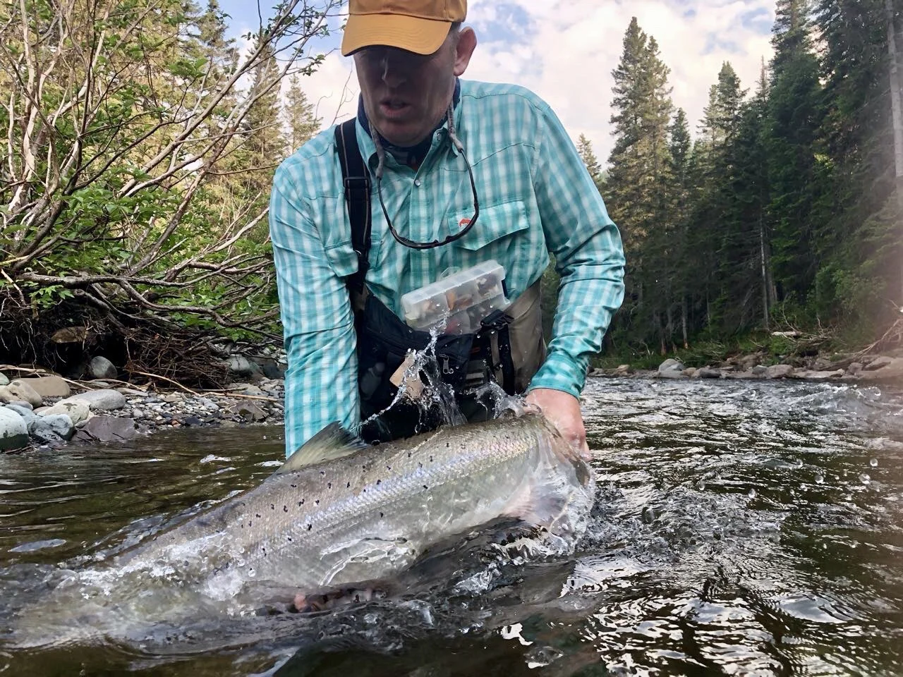 Martin Weaver comes all the way to Camp from Argentina each year, a great guy and master angler, nice start to the week Martin!!! congratulations.