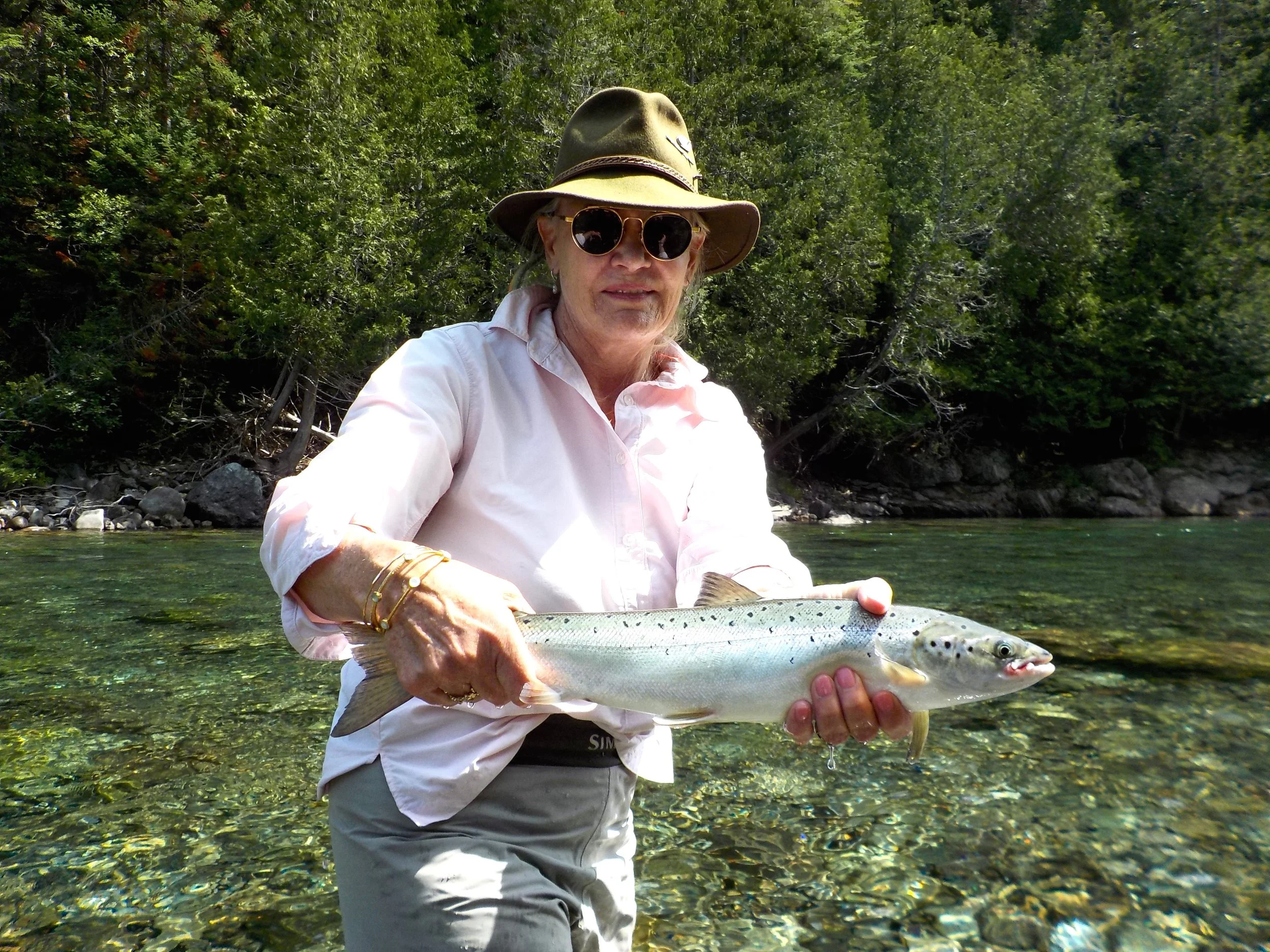 Isabelle Jewell has been coming to Camp Bonaventure for many years, she not only a good friend but a fine angler, congratulations Isabelle!